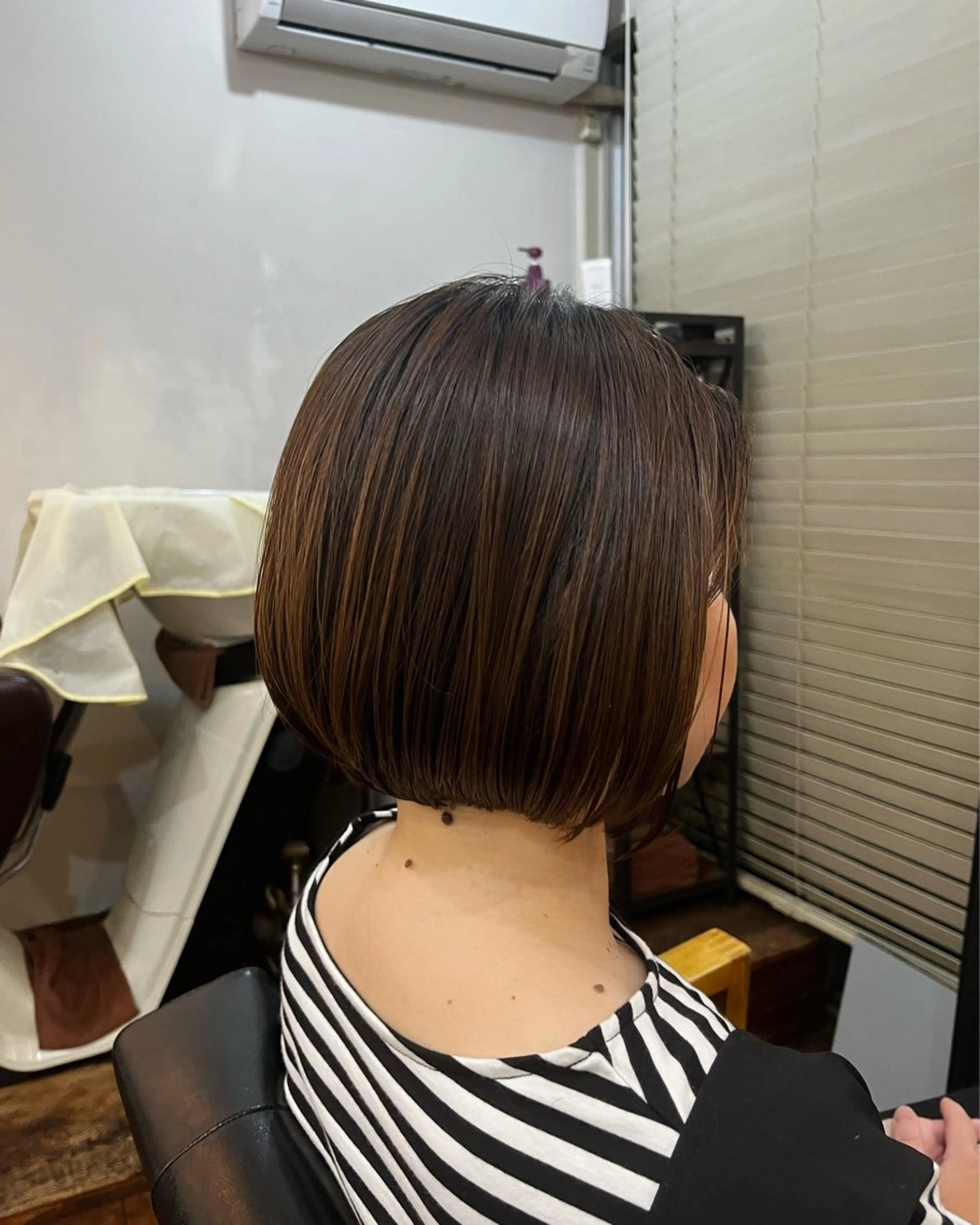 ショート ボブ 顔周りカット 似合わせカット 丸みショート🌙 タッセルボブ/井上翔のヘアスタイル