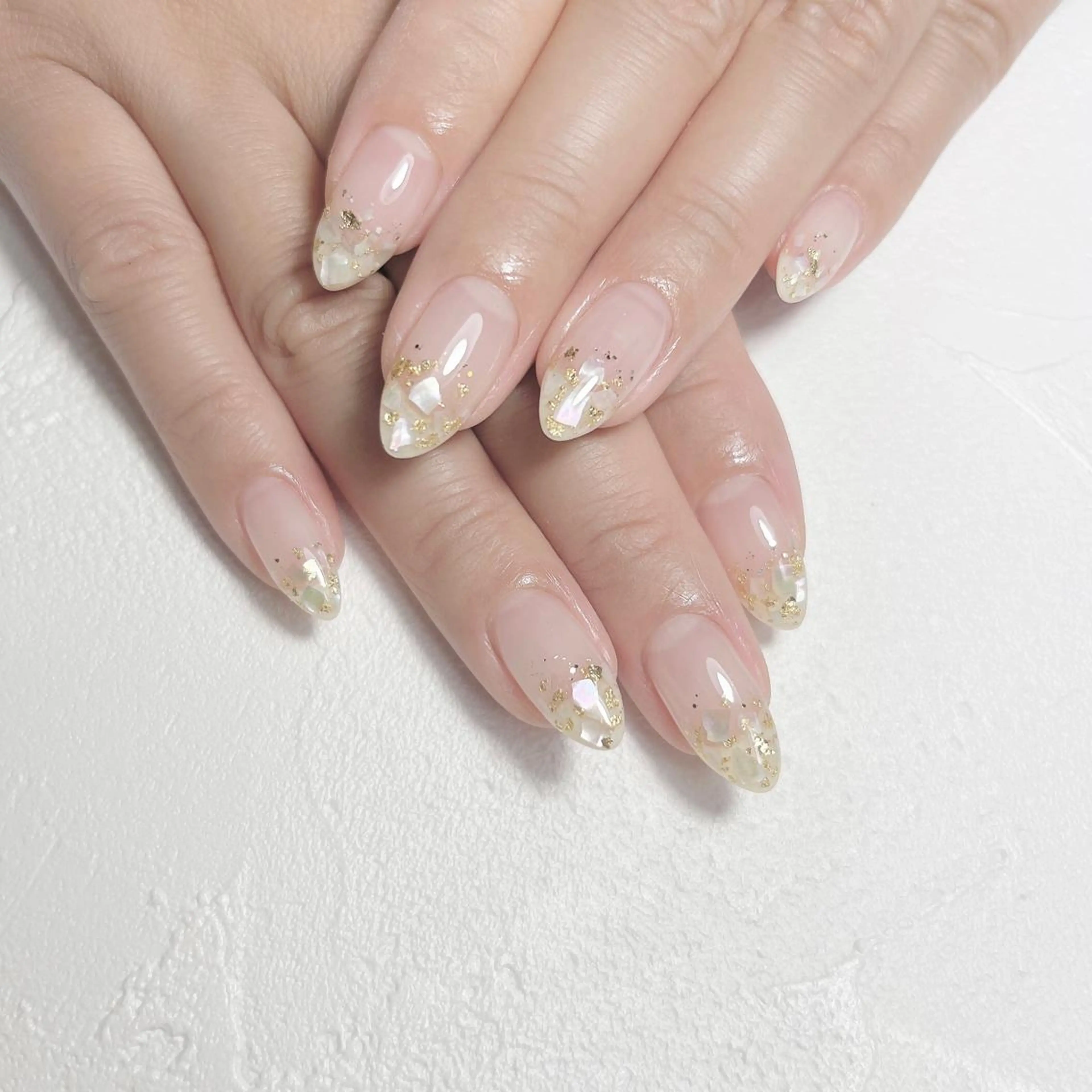 ネイル グラデーション ラメ(グリッター) ラメグラデーション ハンドネイル Room nailのネイルデザイン