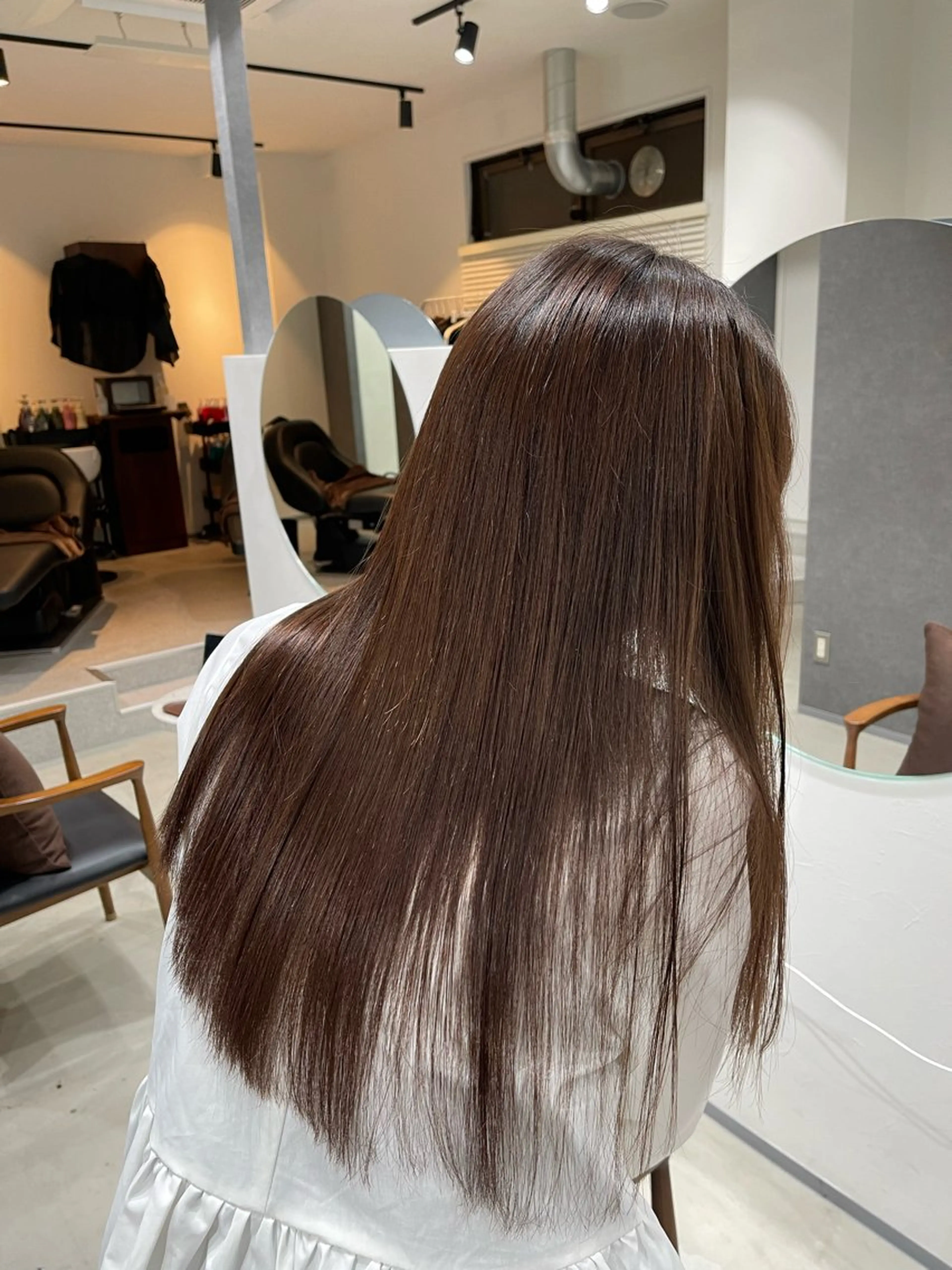 カラー ブラウンカラー 透明感カラー シアーブラウン ヘアカラー レイヤー/ボブ /河内温太のヘアスタイル