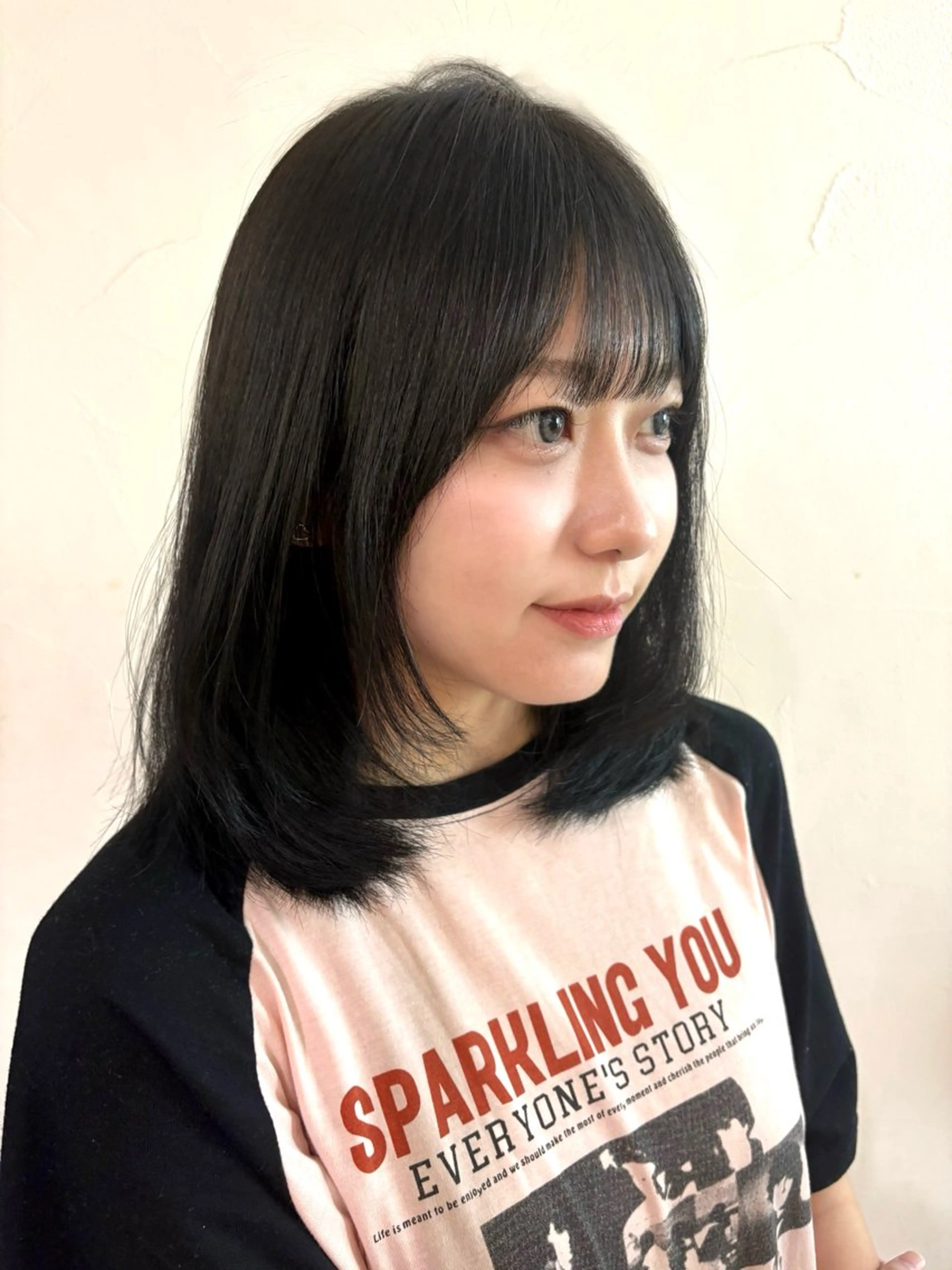 ミディアム ボブ レイヤーカット 松本 美海のヘアスタイル