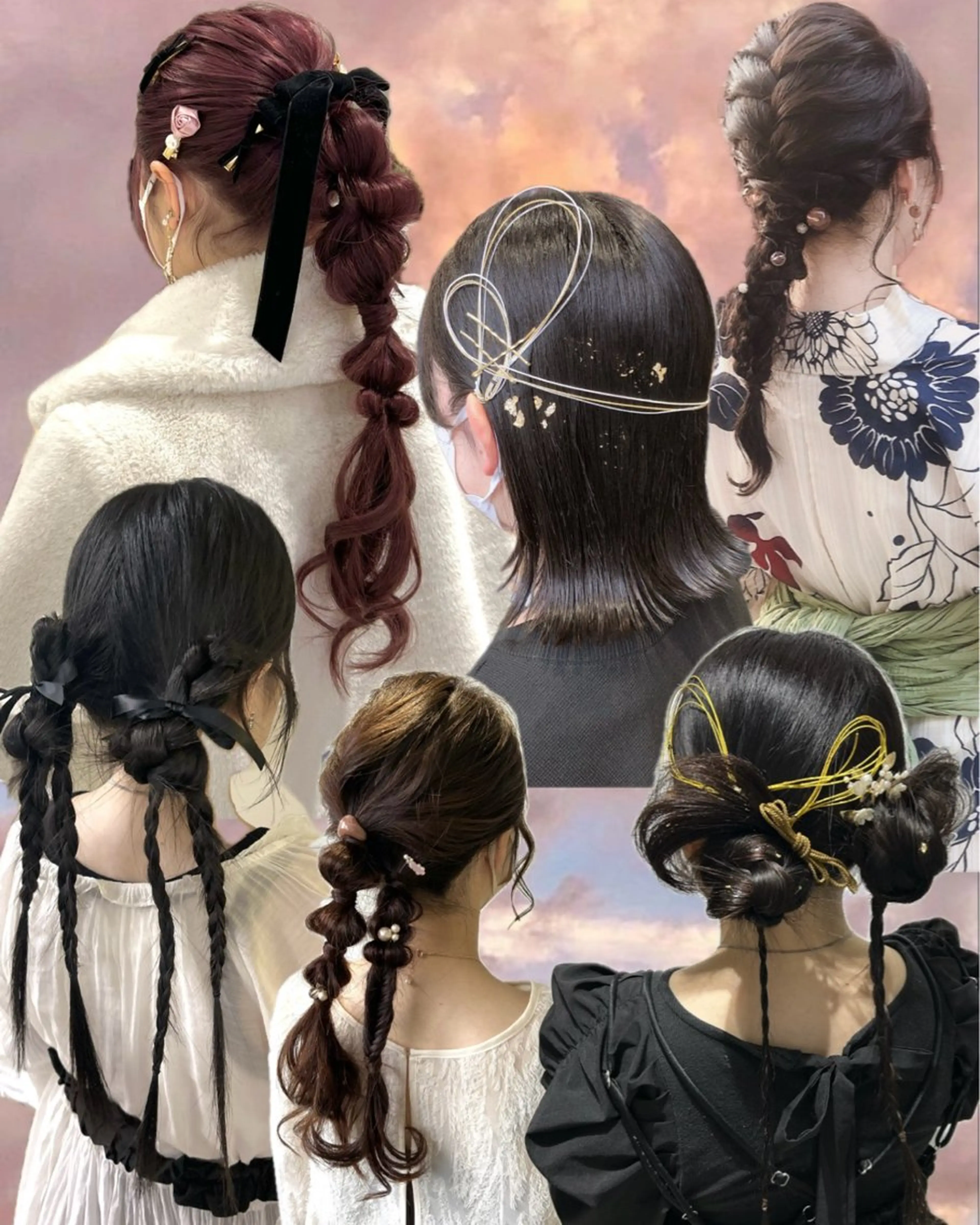 👑ヘアセット¥4,400👑事前にご希望の髪型を送っていただけると当日スムーズです☺️の写真