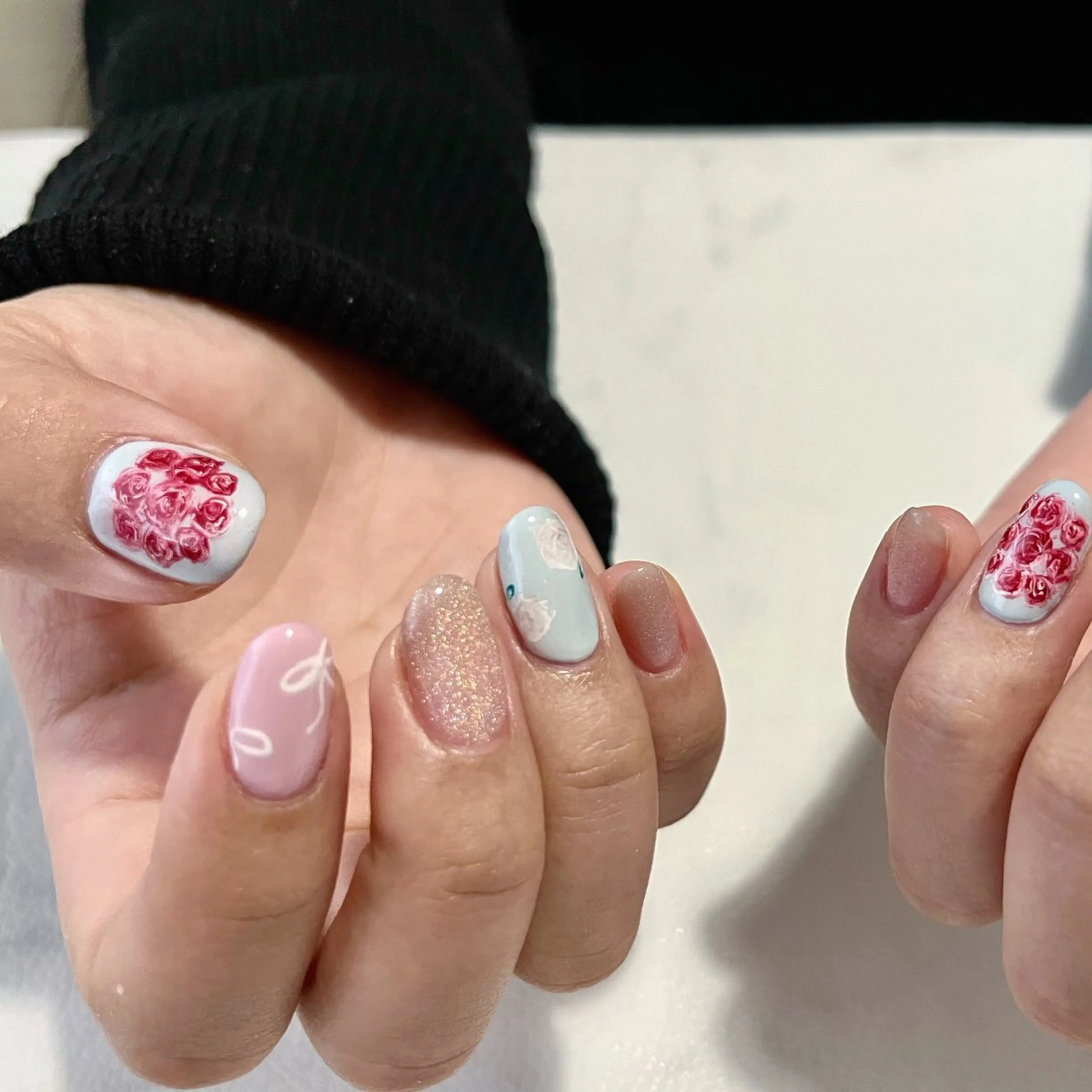 ネイル リボン kupu所属・ネイルサロン kupuのネイルデザイン