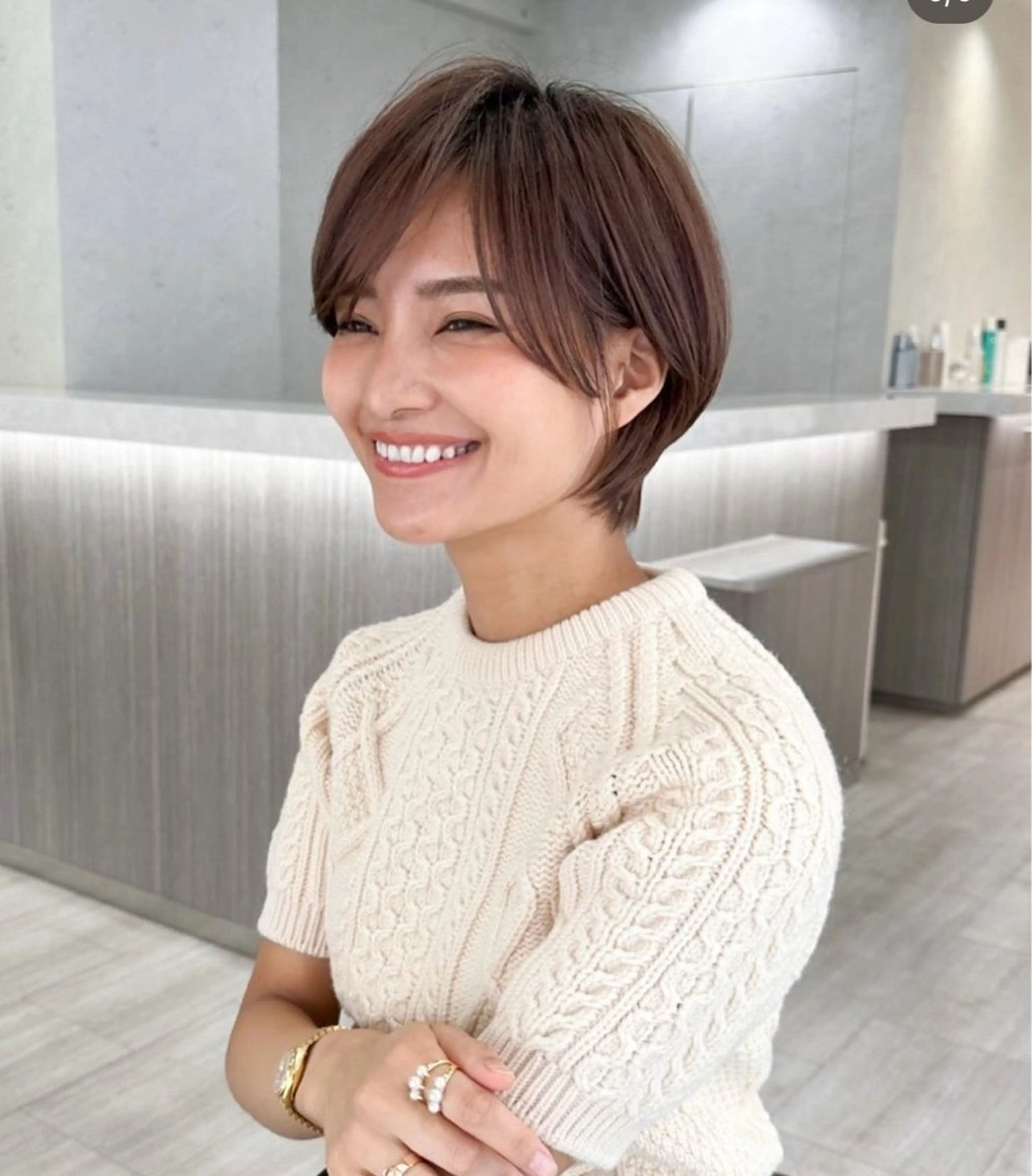 ショート nex the salon coall所属・🫧似合わせショート イシダ🫧のヘアスタイル