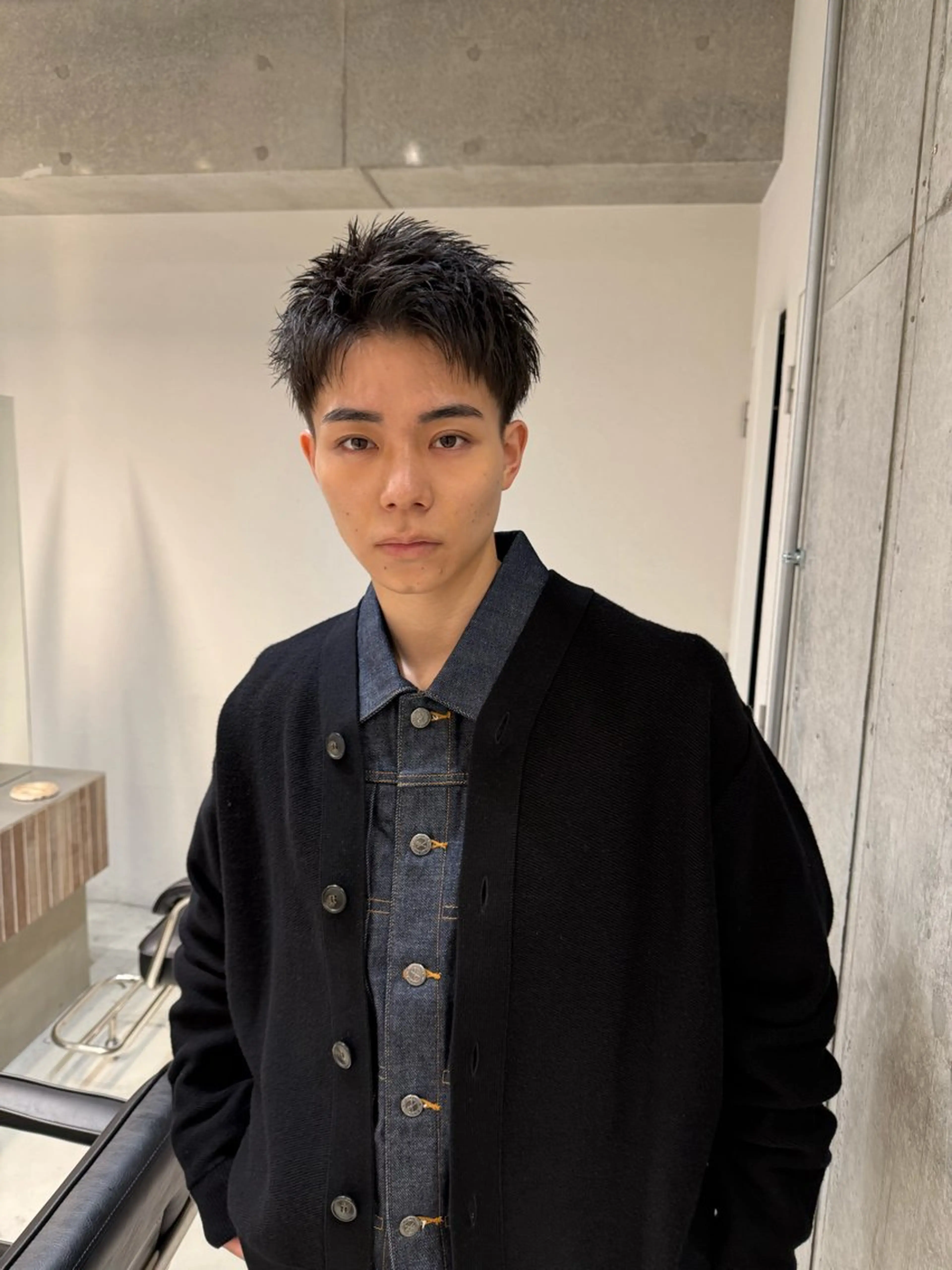 ショート カット パーマ 【メンズ特化】 新築New Openのヘアスタイル