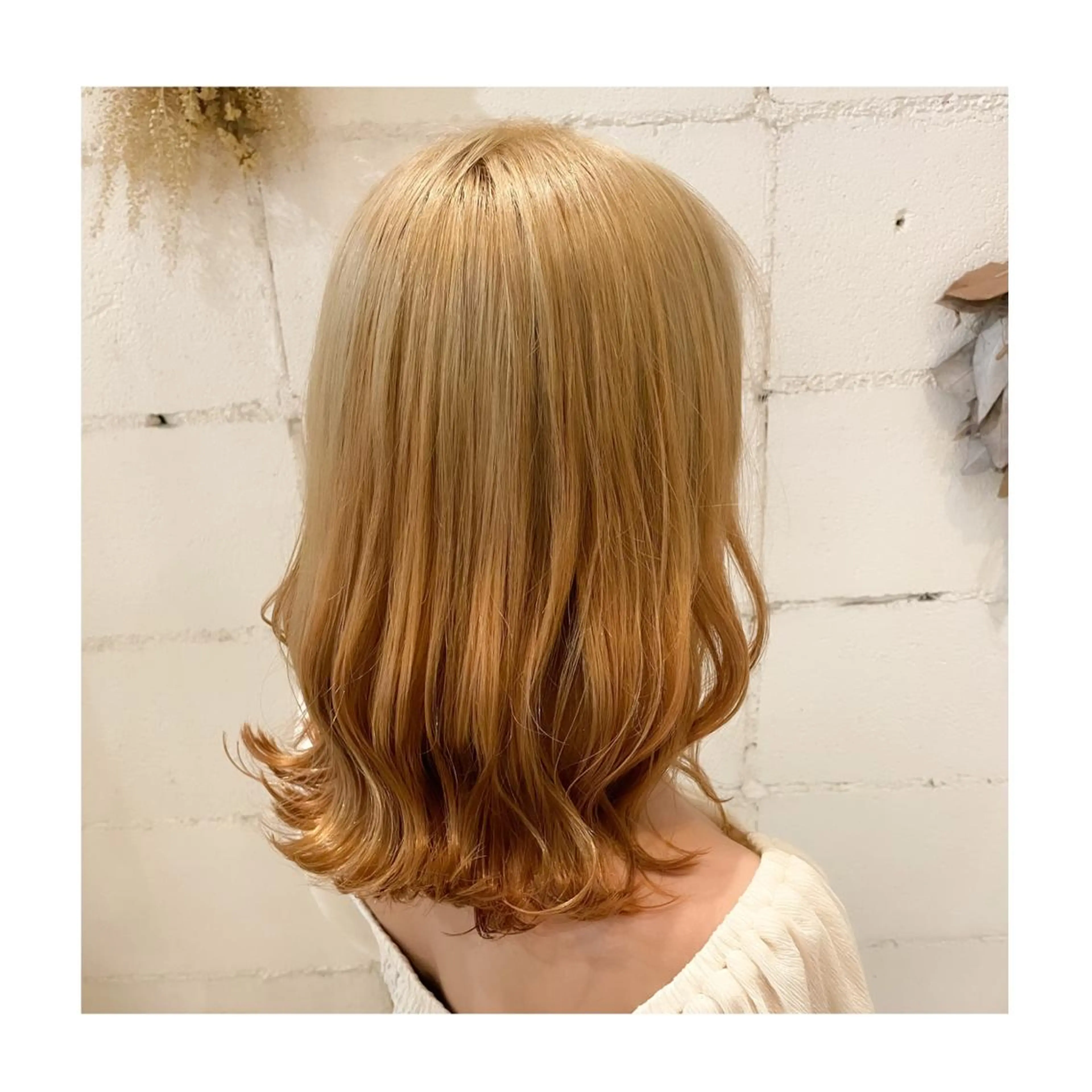 セミロング ヘアカラー トリートメント ❁⃘ ち だ り さ ❁⃘のヘアスタイル