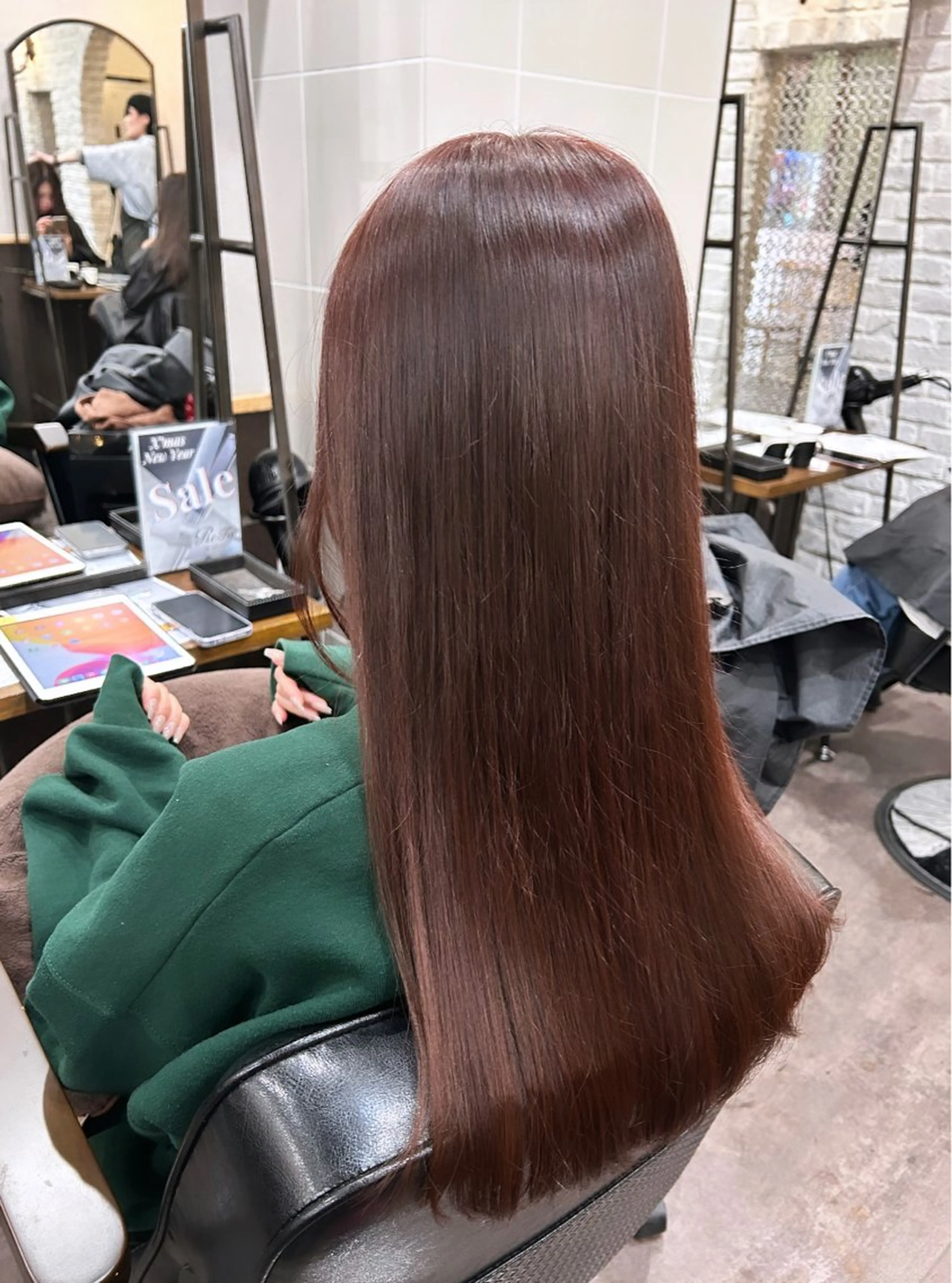 ロング カラー カット ヘアカラー トリートメント 🦄🩵YUNA 🩵🦄のヘアスタイル