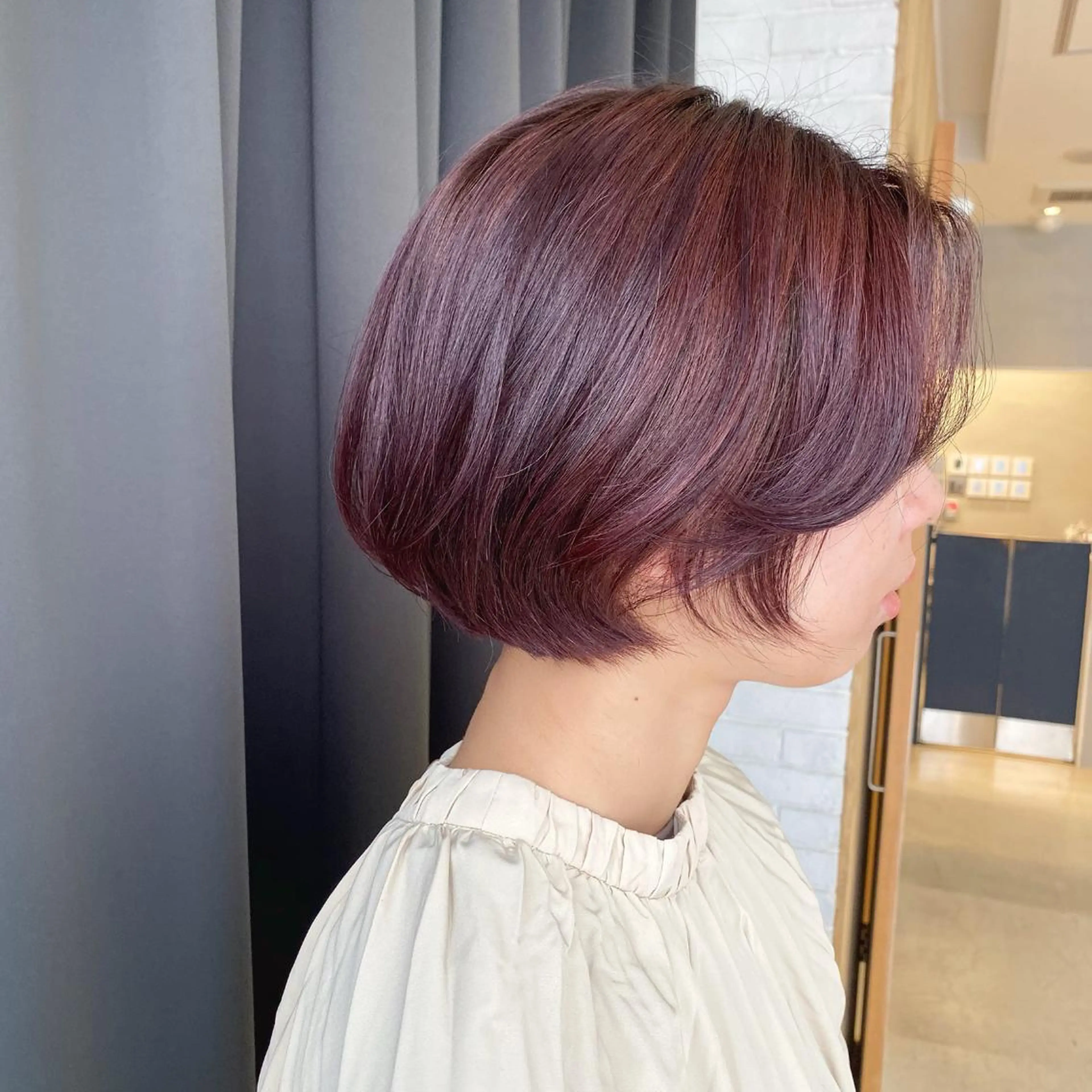 ショート カラー ショートボブ ボブ ショートヘア ORIKA 美容室のヘアスタイル