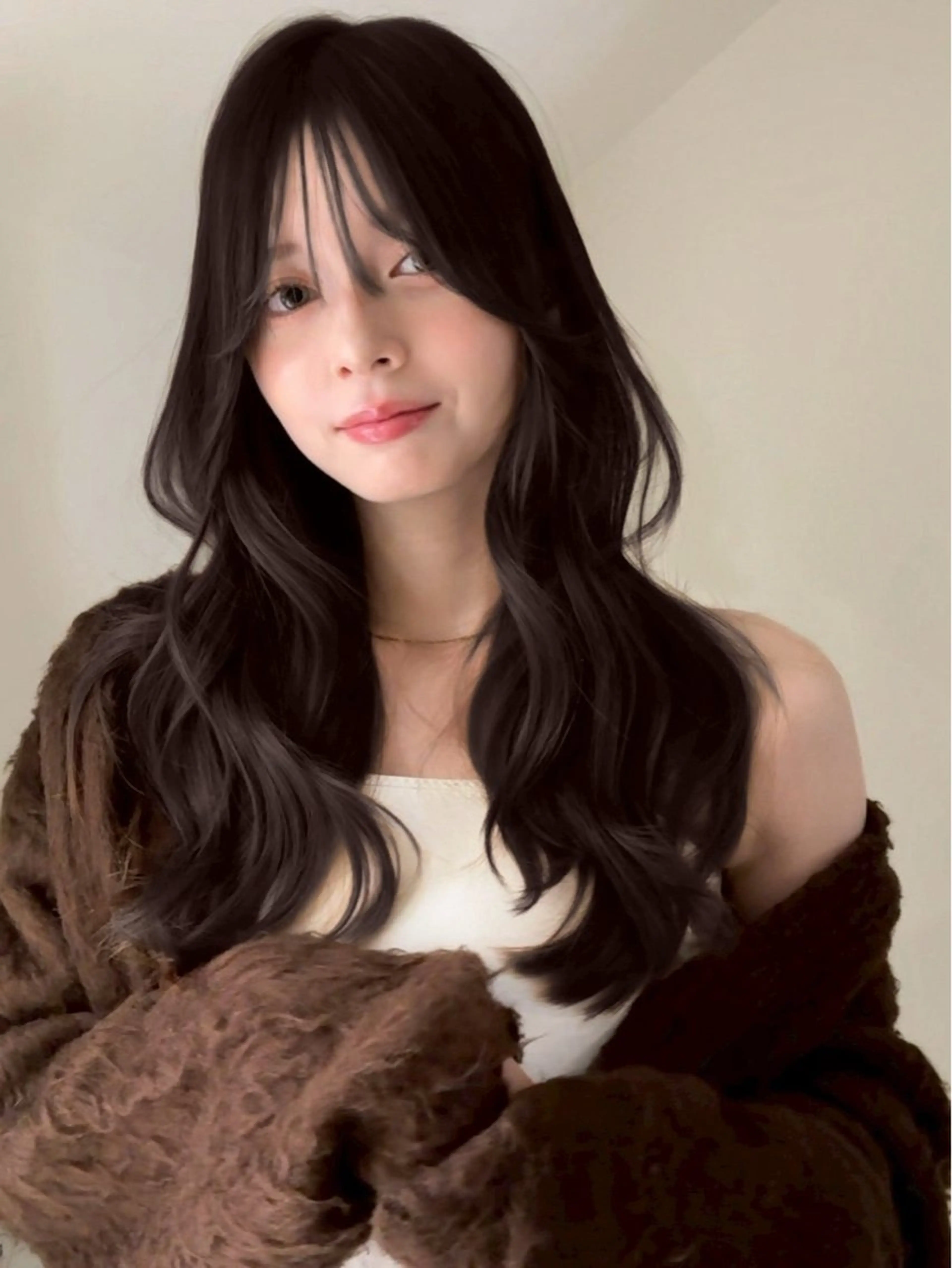 ロング カラー ヘアカラー トリートメント 韓国風/艶カラー/ 透明感/水野啓太のヘアスタイル