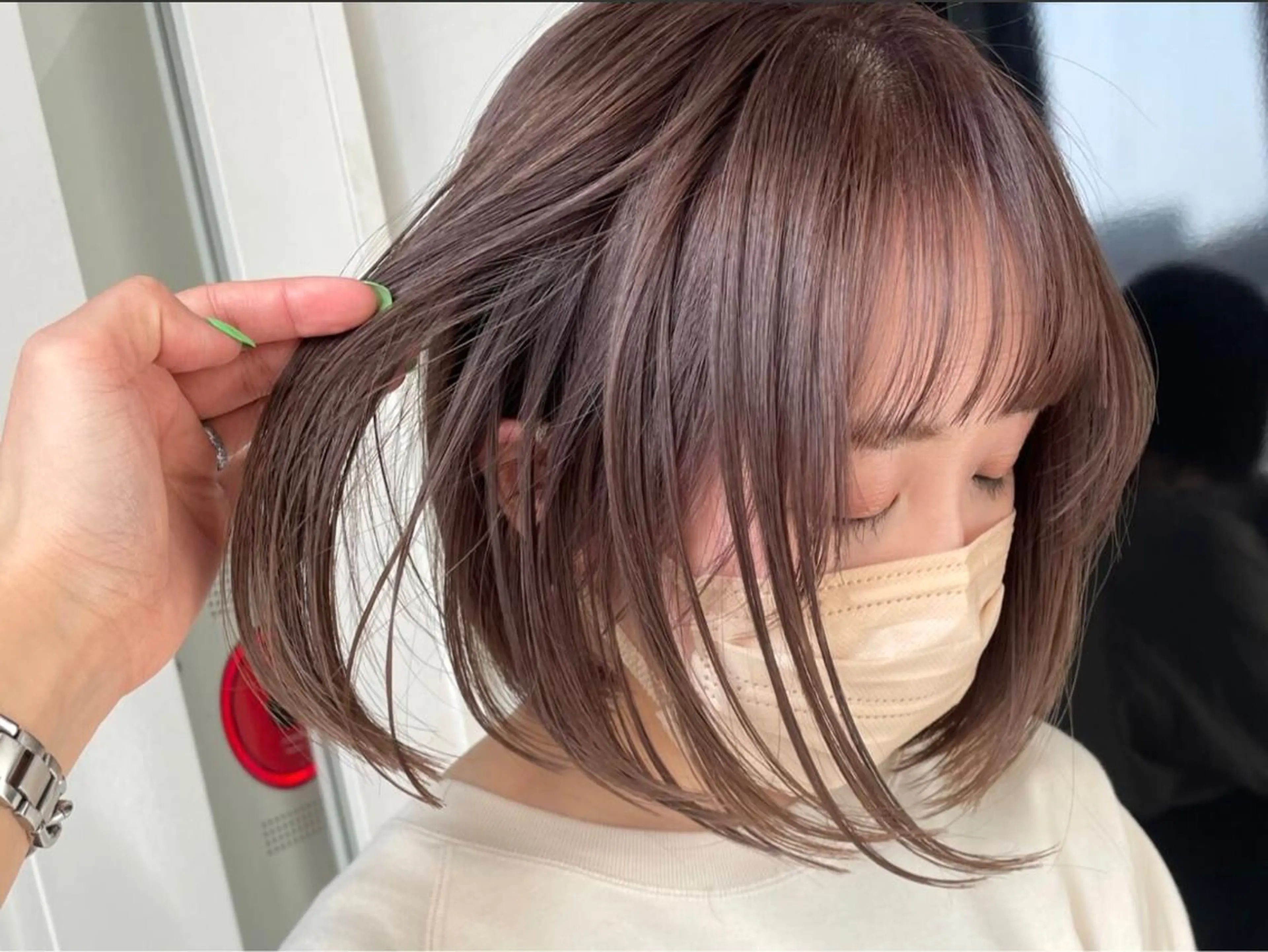 ショート カラー カラー#ブリーチ⭐️ STAR☆RIVERのヘアスタイル