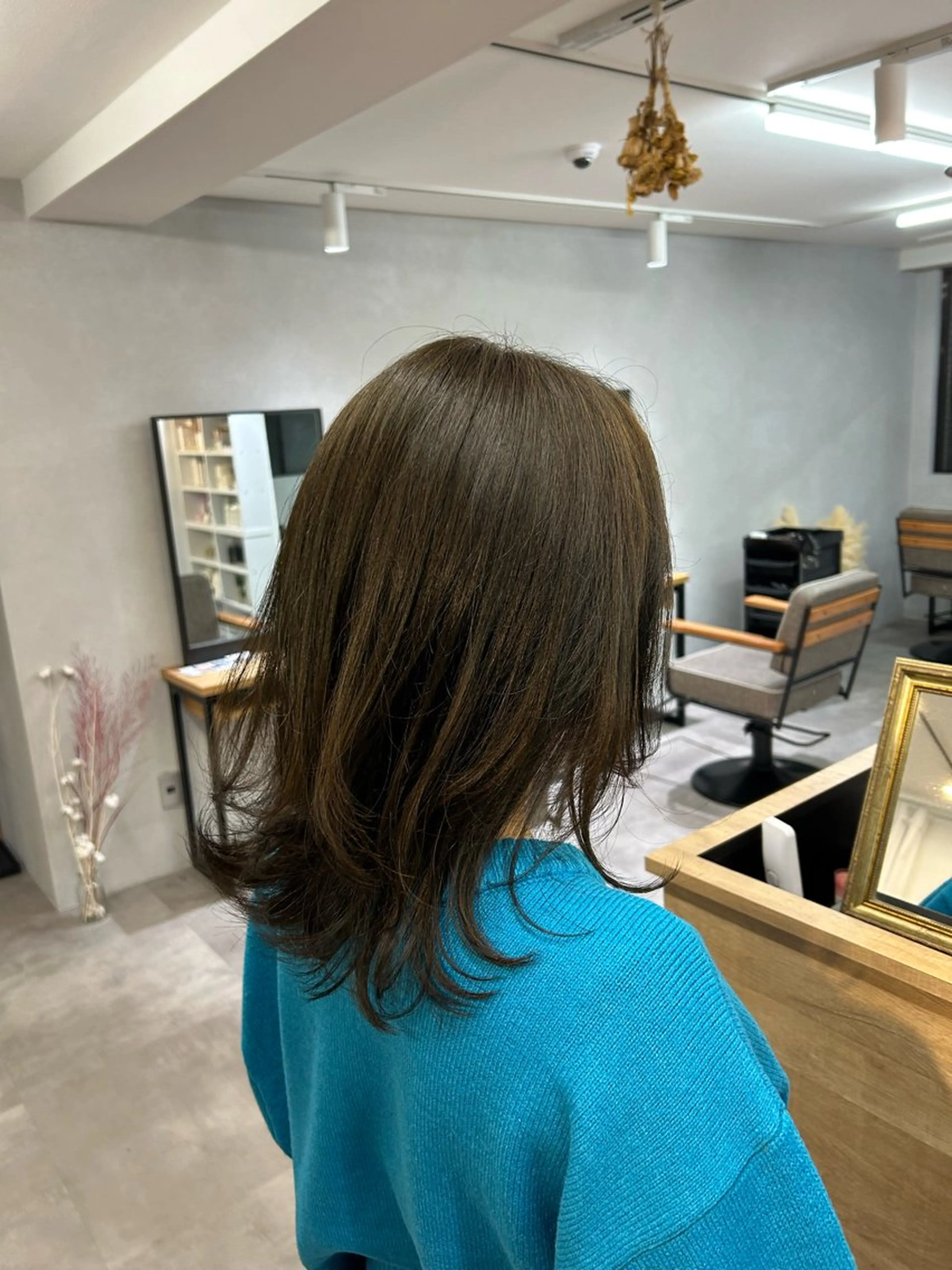 ミディアム カラー オリーブカラー 暖色･似合わせカラー (廣石沙英🎀)のヘアスタイル