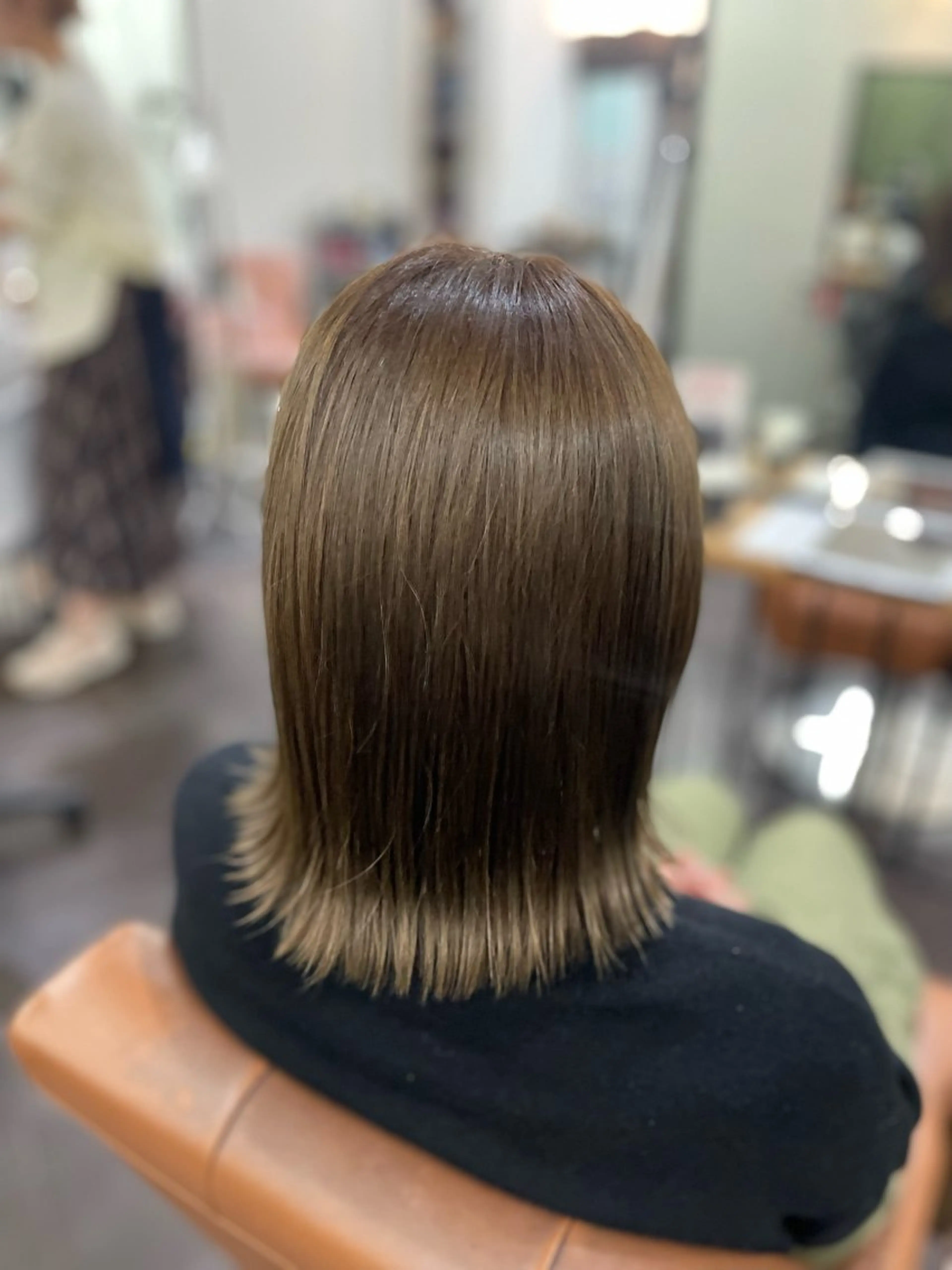 ミディアム ヘアカラー トリートメント 艶・暖色カラー/ メンズ/名駅/ユキハのヘアスタイル