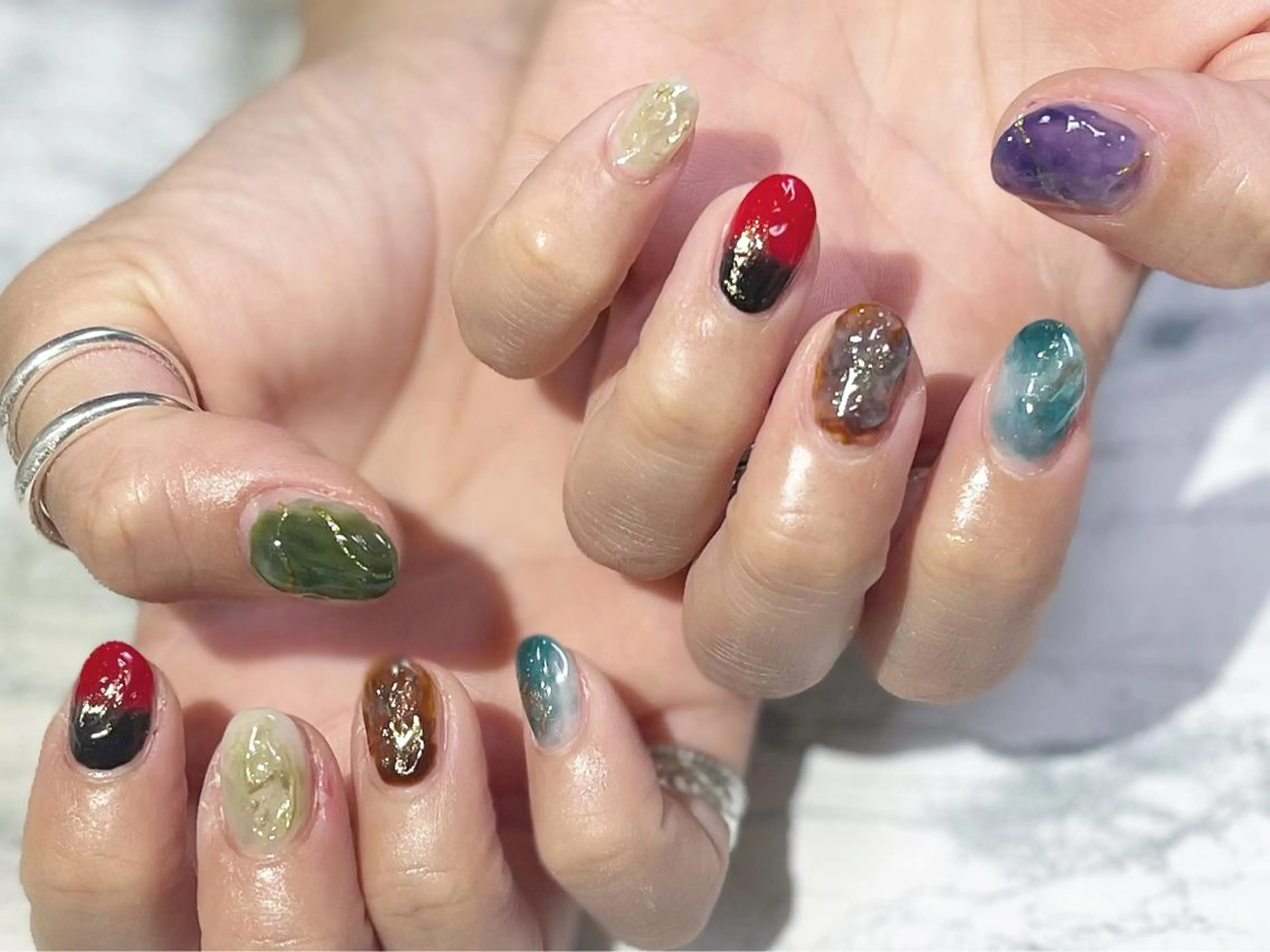 ネイル フットネイル ニュアンスネイル シンプルネイル 春ネイル 夏ネイル ネイル フフラ所属・nail fufla ♡yamane♡のネイルデザイン