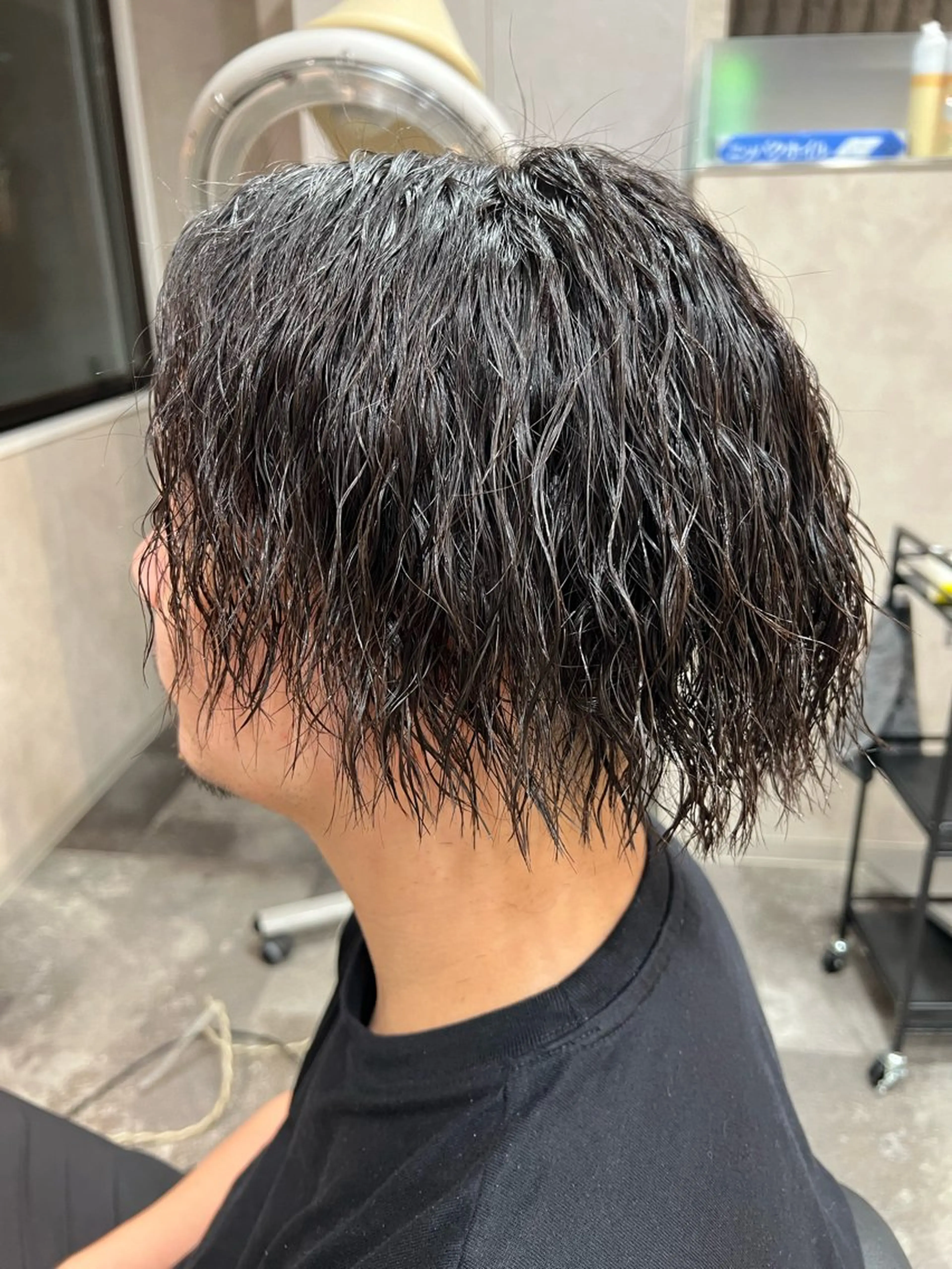 セミロング パーマ ヘアアレンジ メンズ メンズパーマ メンズショート スパイキーショート メンズツイストパーマ 波巻きパーマ カット パーマ メンズ特化/カラー/ パーマ/ケイシンのヘアスタイル