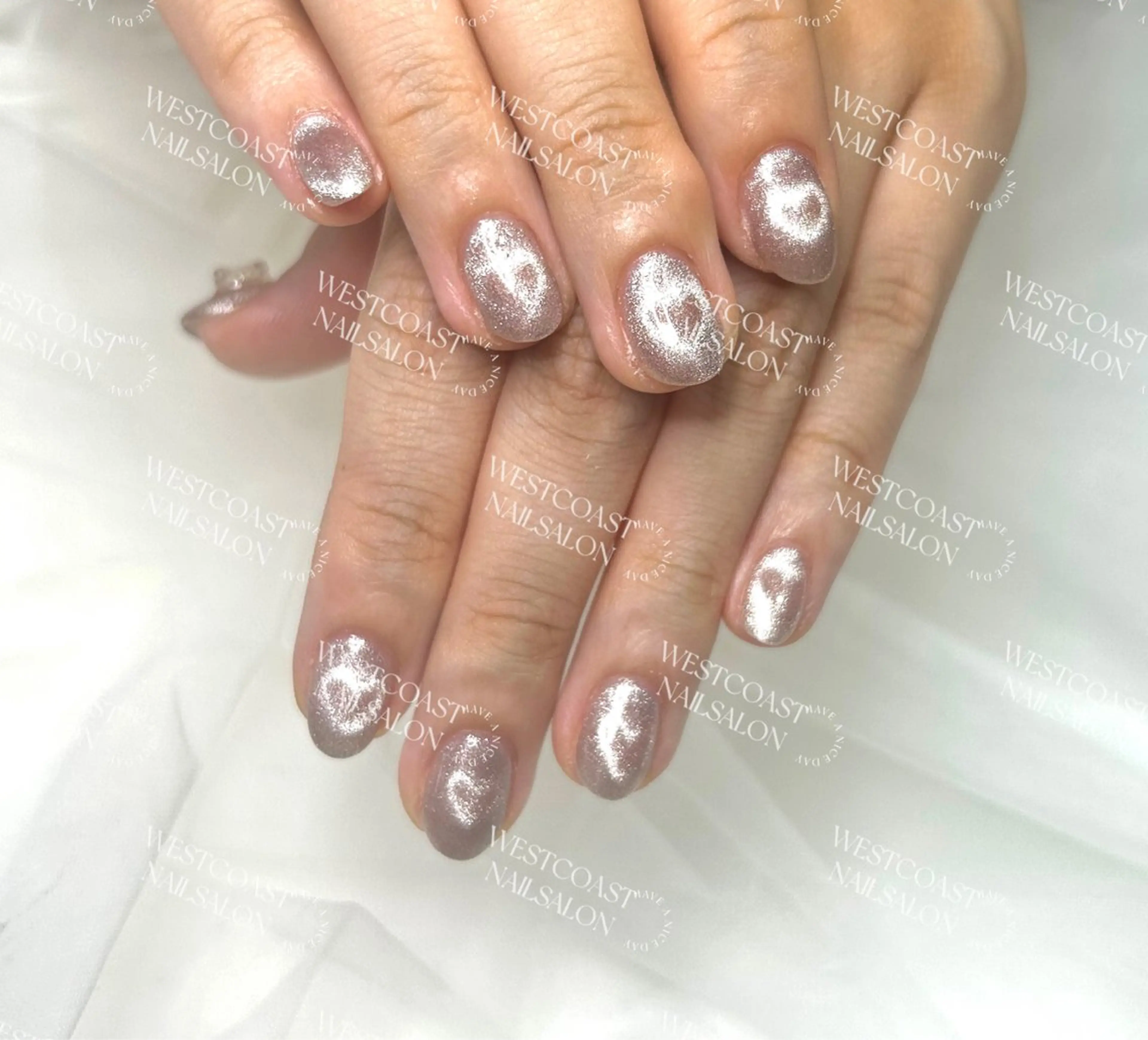 ネイル ハート マグネットネイル west coast スカルプ専門店のネイルデザイン