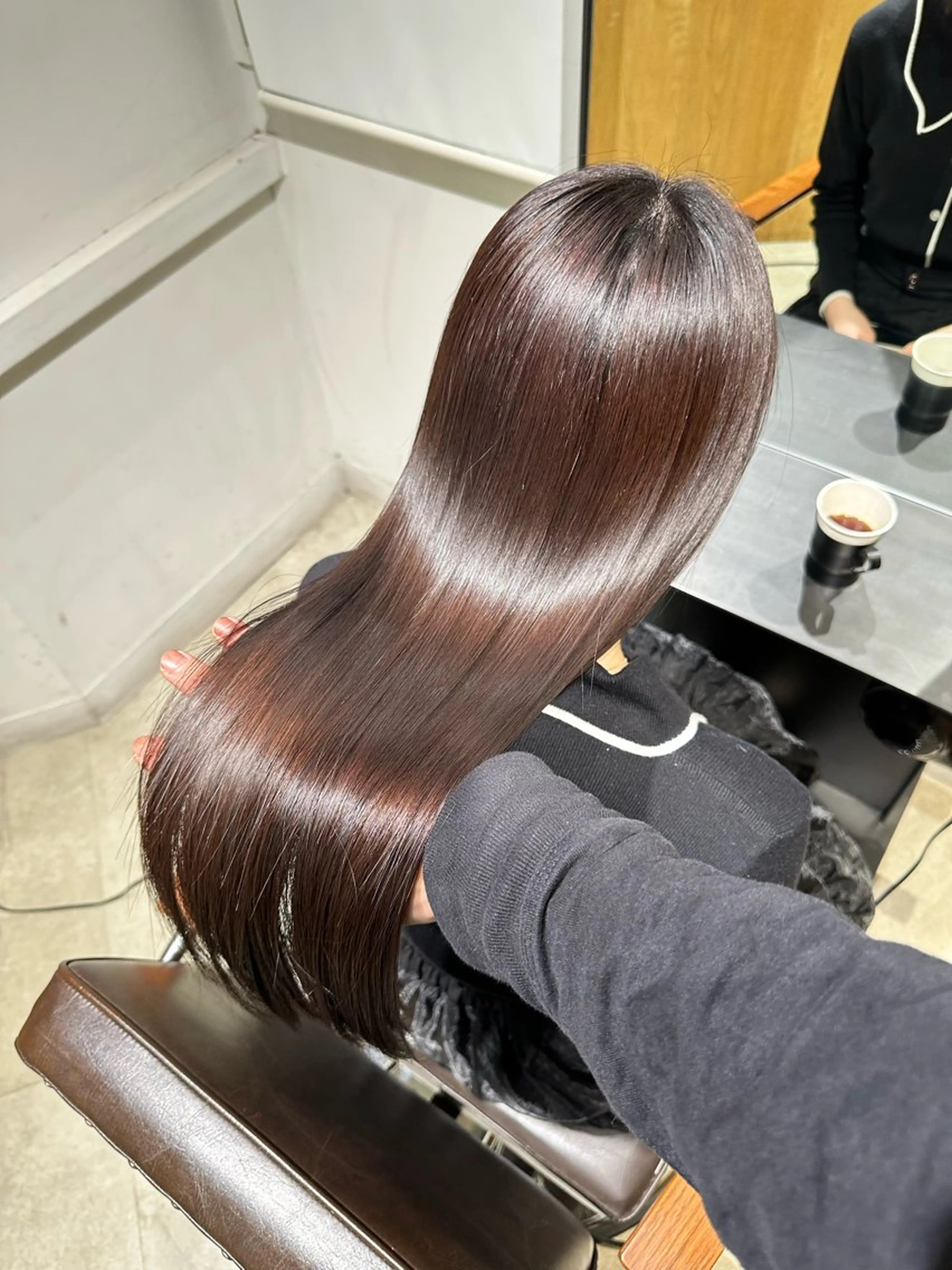 ロング ヘアカラー トリートメント DXシェアサロン渋谷所属・縮毛矯正🌝髪質改善 🌝しじたかゆきのヘアスタイル