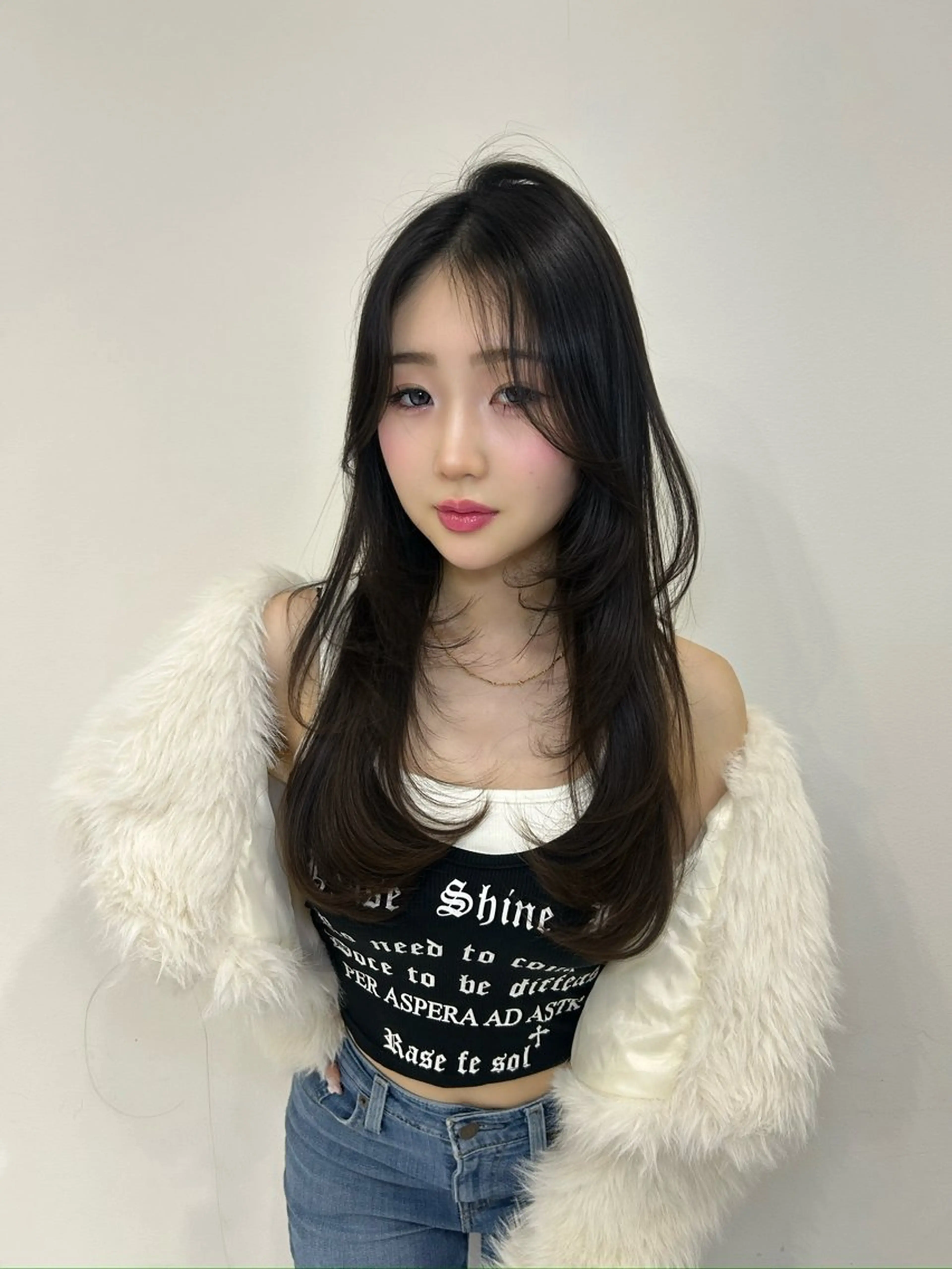 ロング 韓国︎✧網紅ヘア 🩶yuukaのヘアスタイル