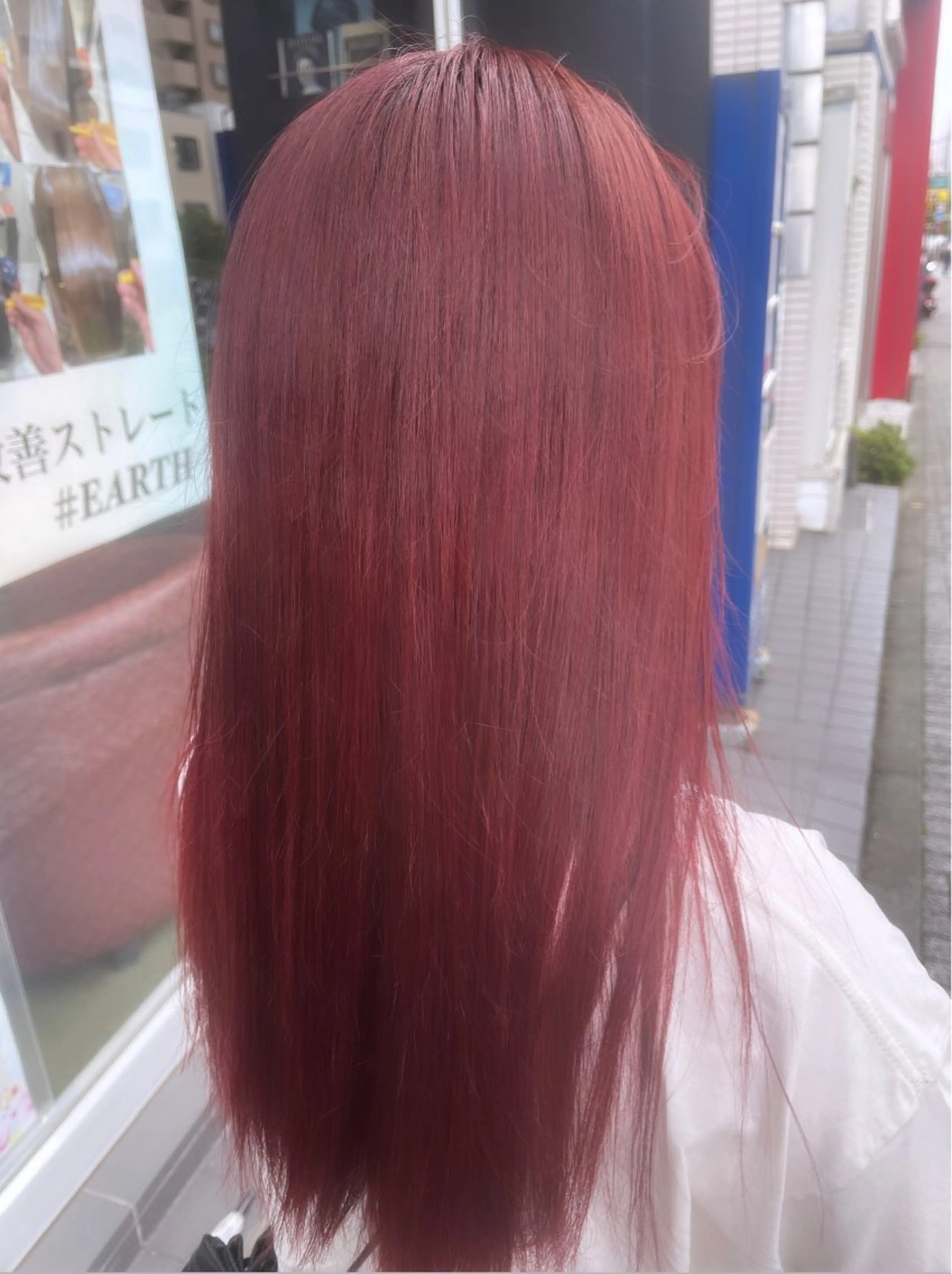 カラー メンズ レッドカラー ヘアカラー トリートメント .*･ﾟカラーリスト .ﾟ･*.みおのヘアスタイル