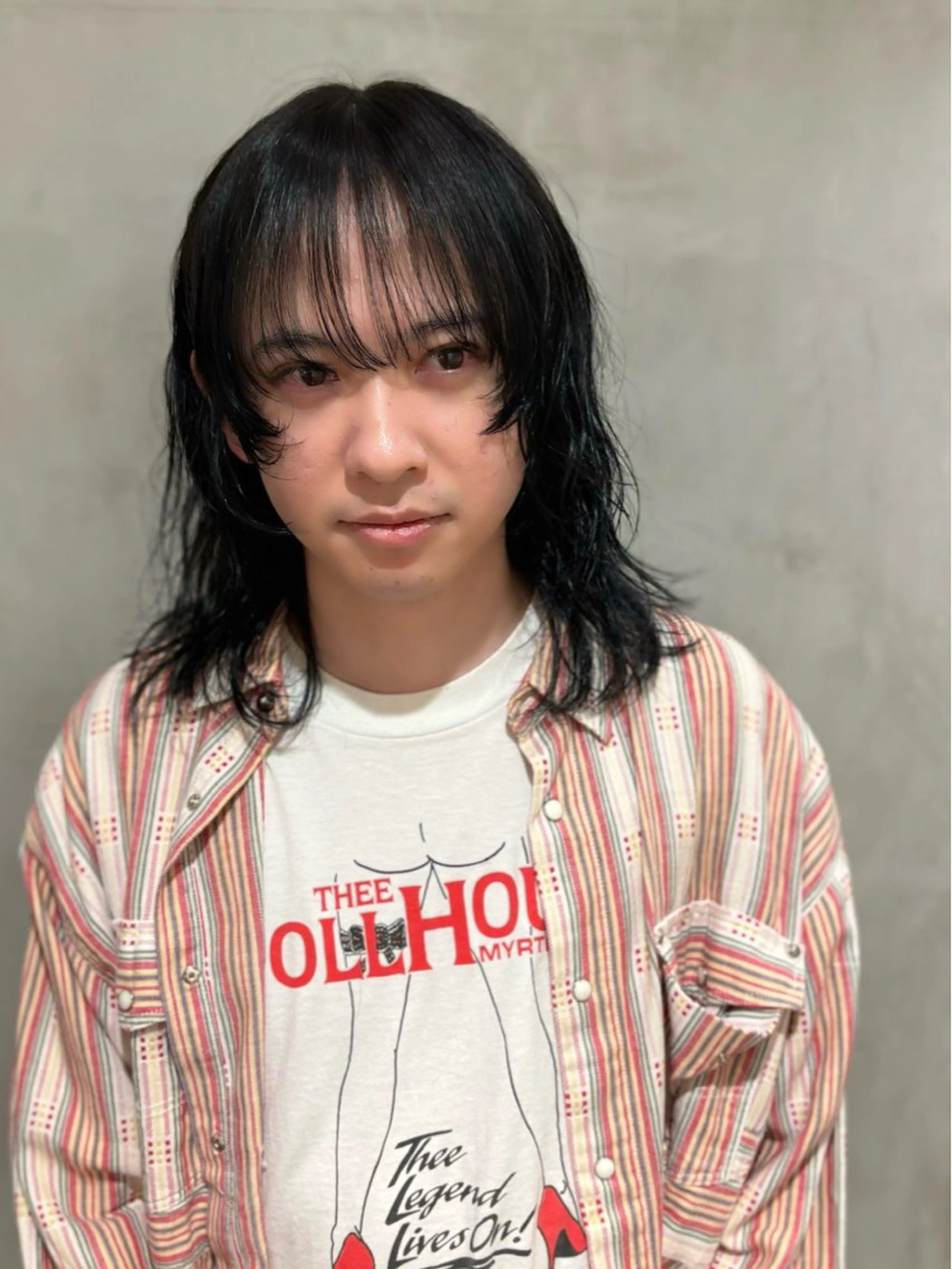 ロング カラー メンズ カット トリートメント 優 作のヘアスタイル