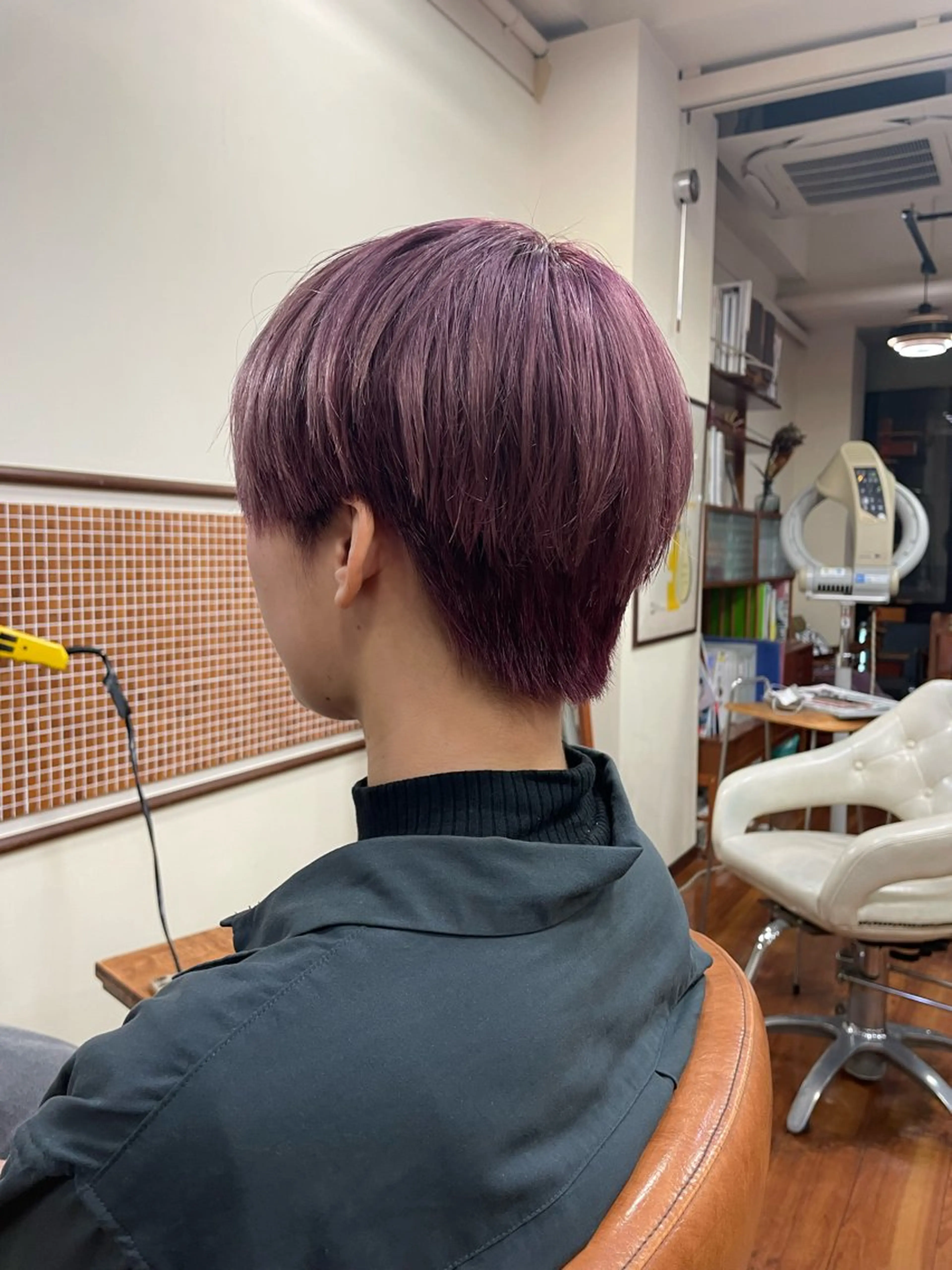 ショート ショートヘア 似合わせミニボブ マッシュ/渋谷/宍戸のヘアスタイル