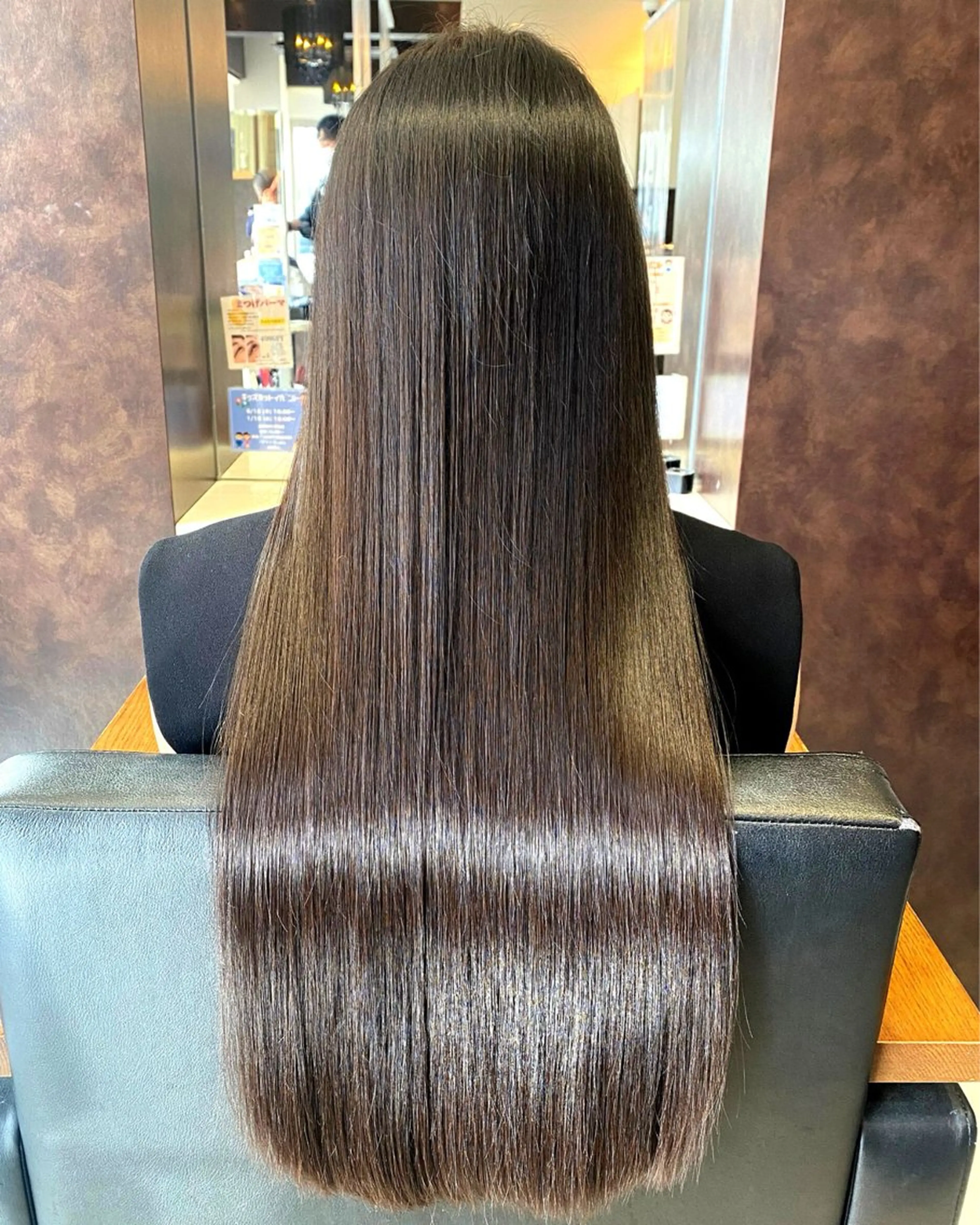 ロング カラー ヘアカラー トリートメント 🩵透明感カラー🩵 緒方美柚のヘアスタイル