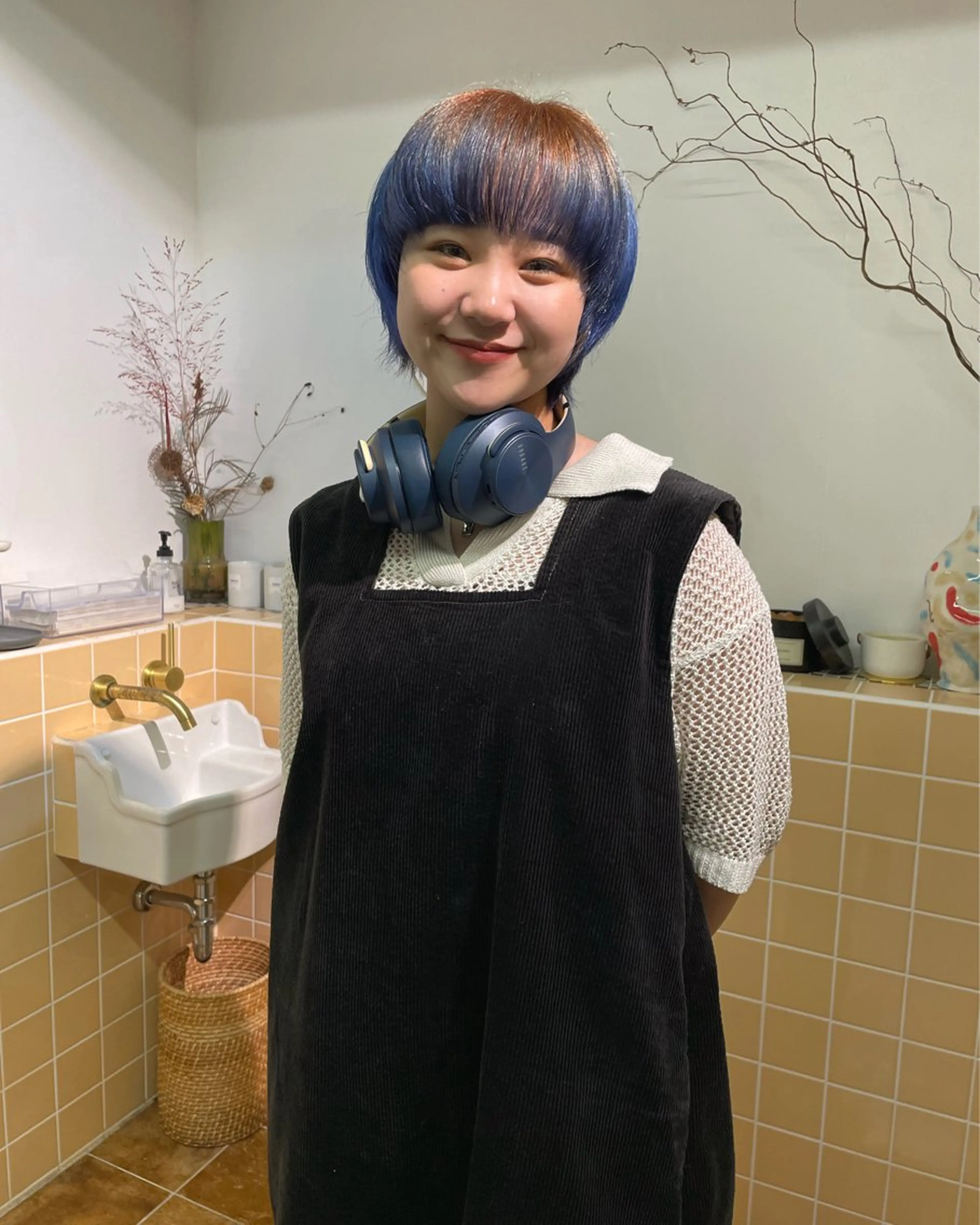 ショート ヘアカラー sakura🌸 レイヤー/nelkeのヘアスタイル
