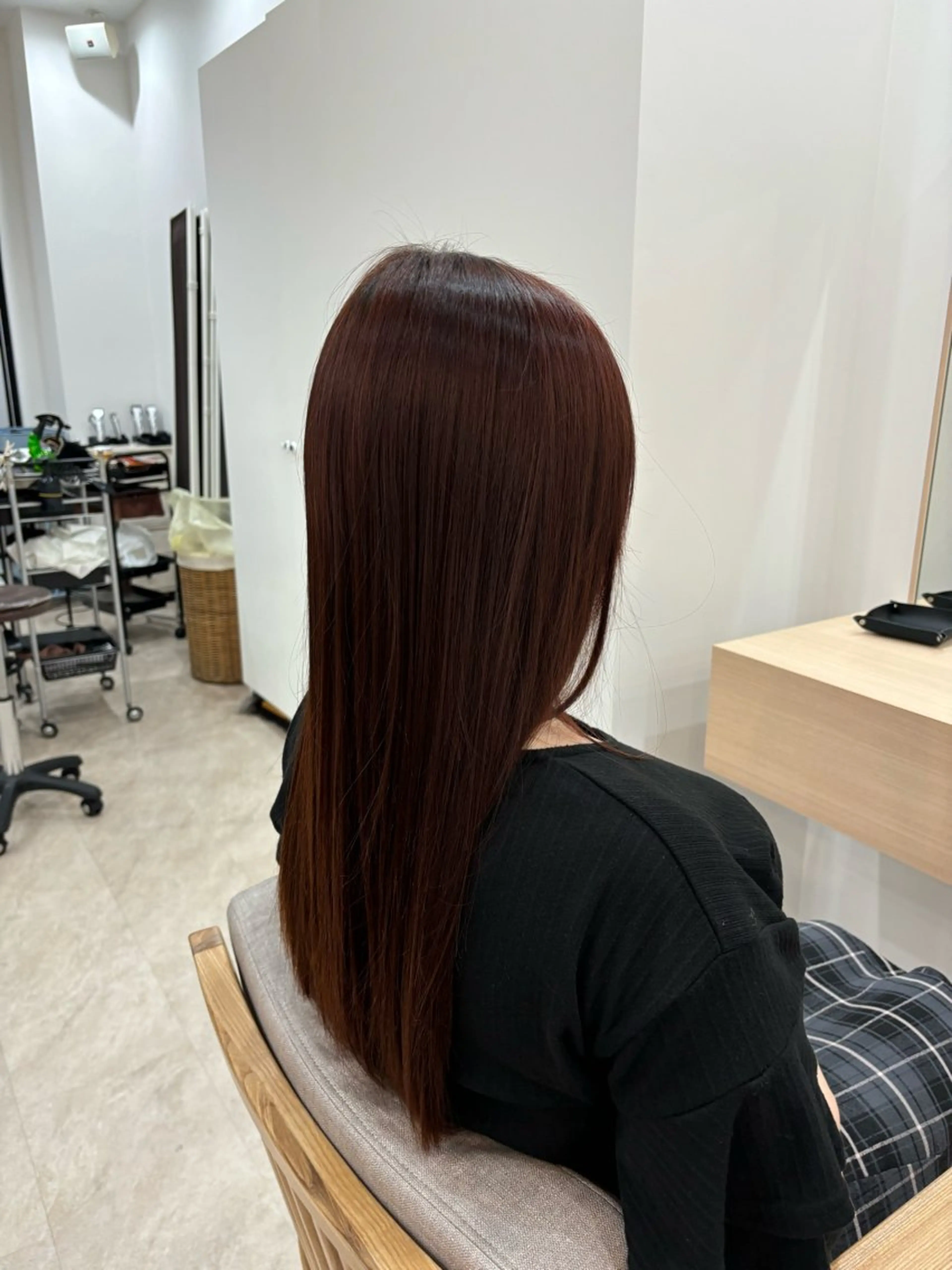 カラー ブラウンカラー レッドカラー ✨️艶髪ショート✨️ /栄/大瀧 聖也のヘアスタイル