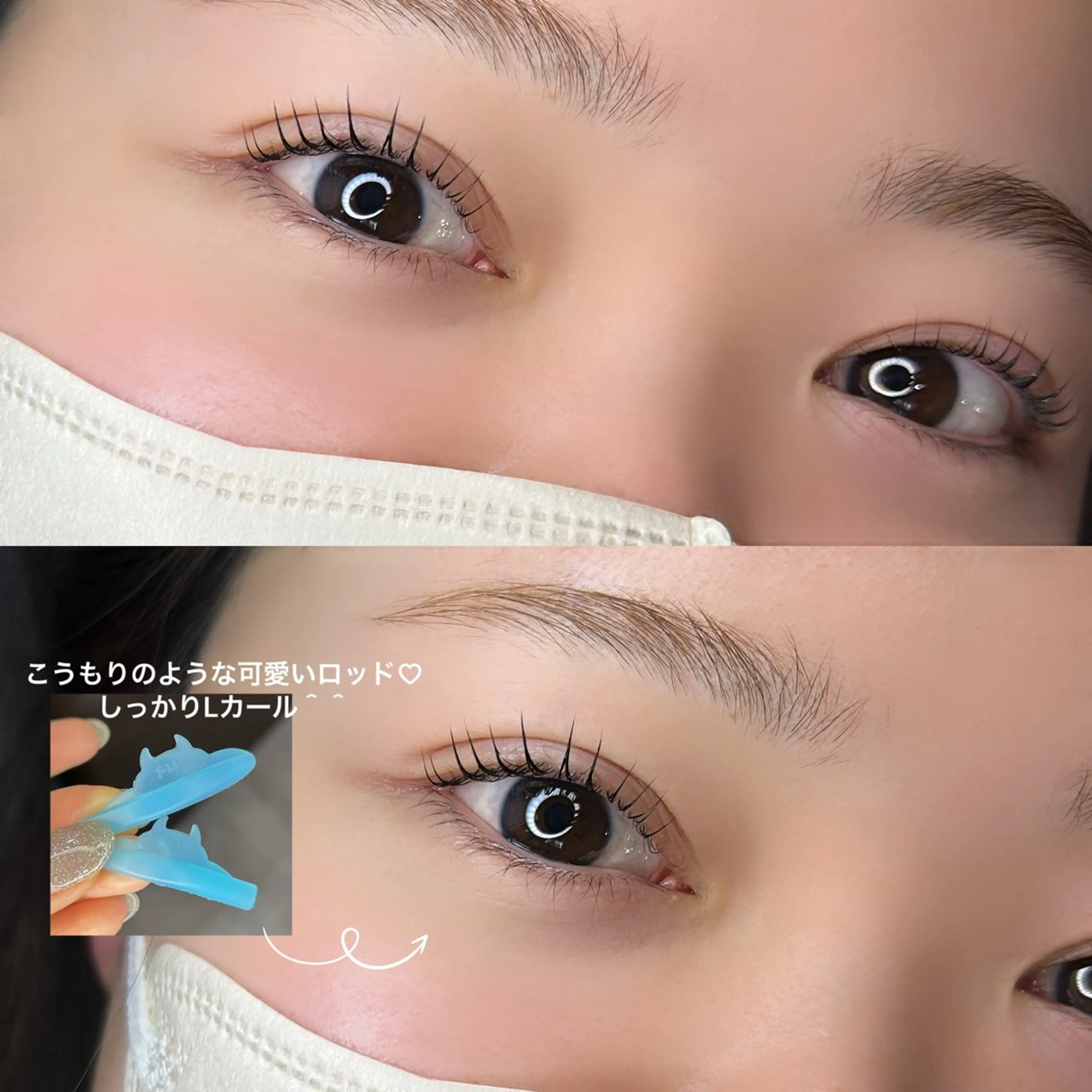 マツエク・マツパ 韓国風マツエク パリジェンヌラッシュリフト 一重×まつ毛パーマ eyelash ×  eyeblow salon Non.所属・Non. NANASEのマツエク・マツパデザイン