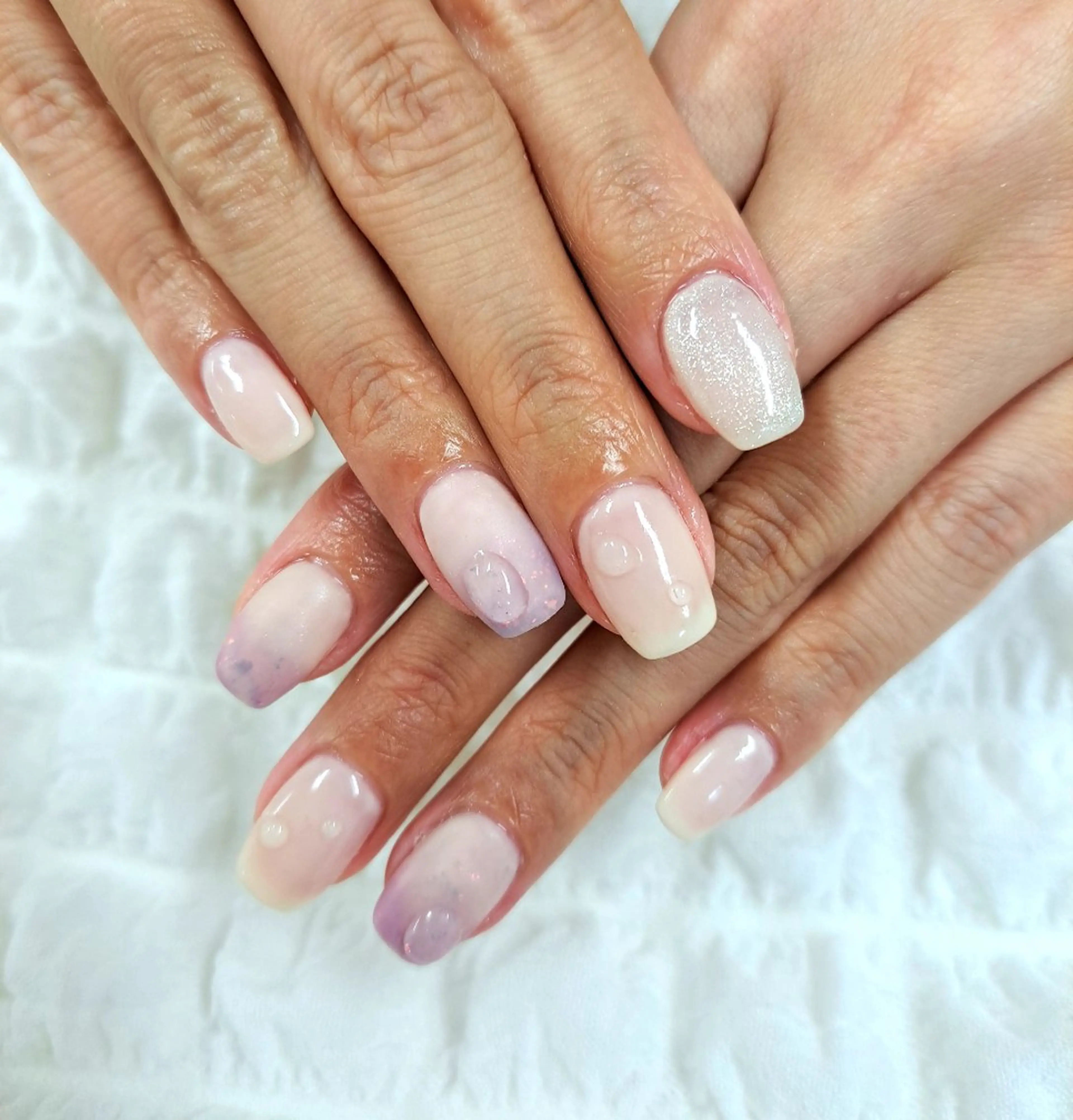 ネイル アートネイル フットネイル ジェルネイル 持ち込み ニュアンスネイル 河野ちえ (雑誌掲載サロン)のネイルデザイン