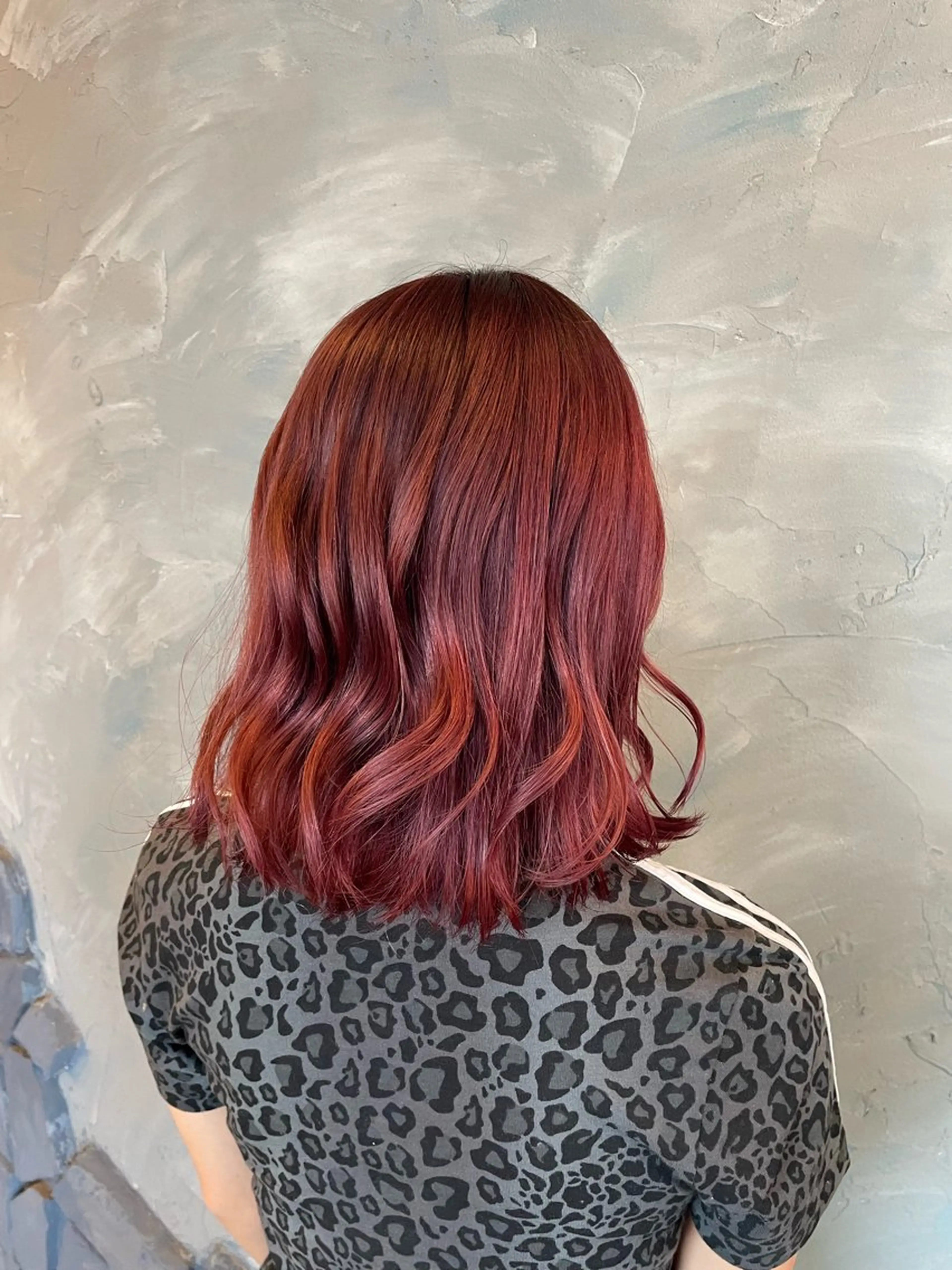 ミディアム ヘアカラー hair  make echo所属・hair make echo滿木あい花のヘアスタイル