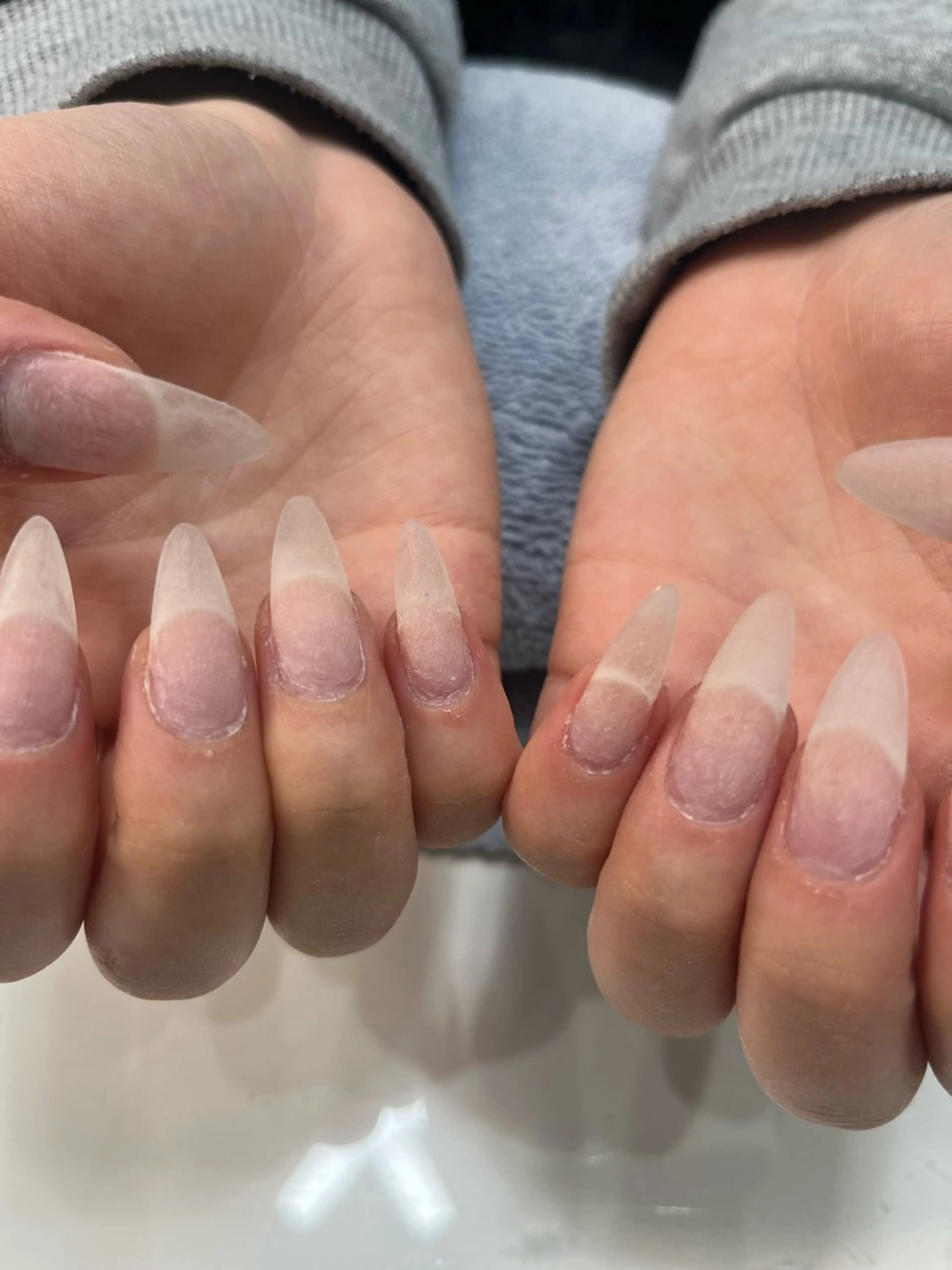 ネイル 長さ出し ジェルネイル wooone所属・wooone nail.rieのネイルデザイン