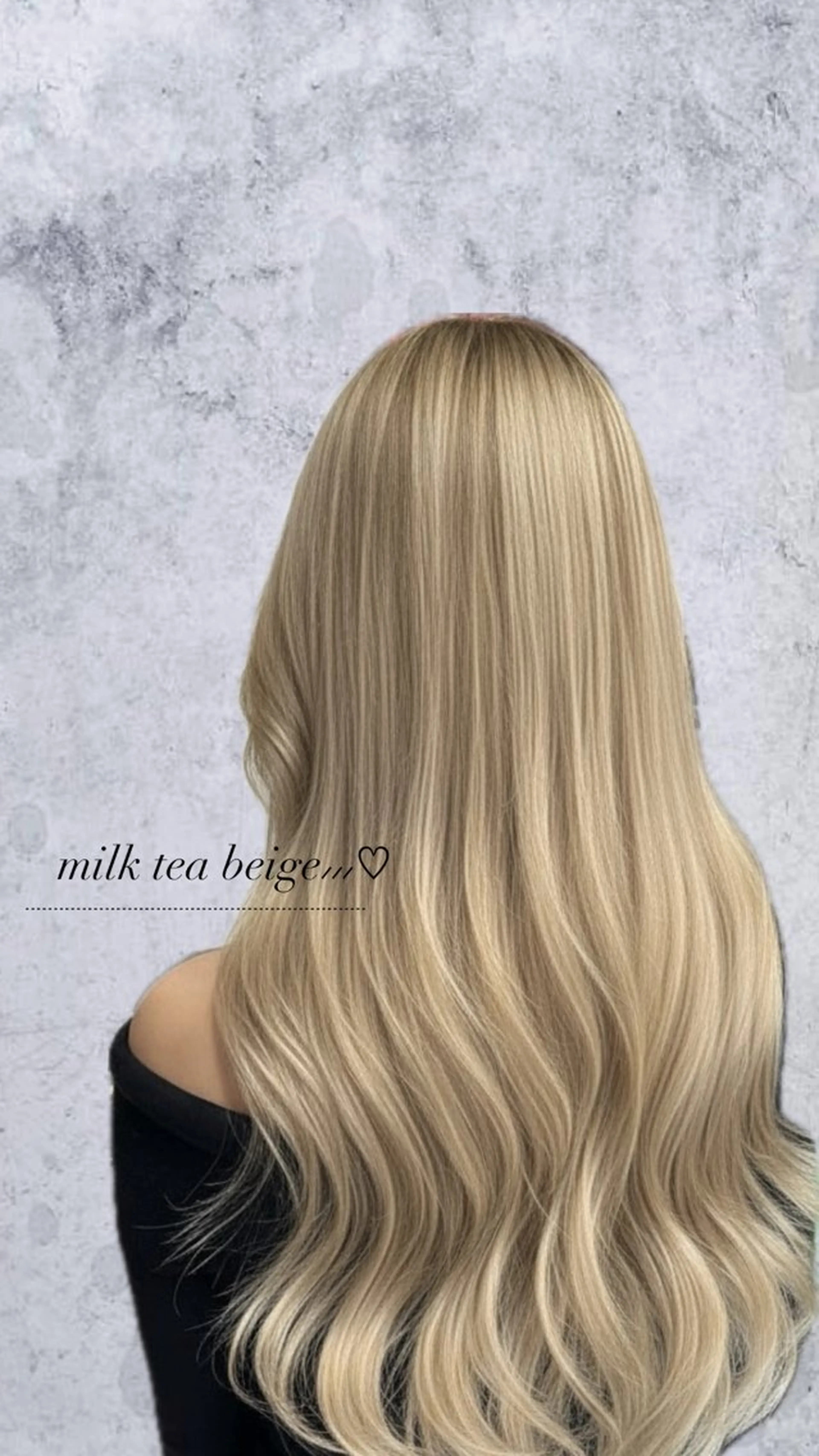 ロング ヘアカラー ブリーチモデル募 集🩵AYAKA🩵のヘアスタイル