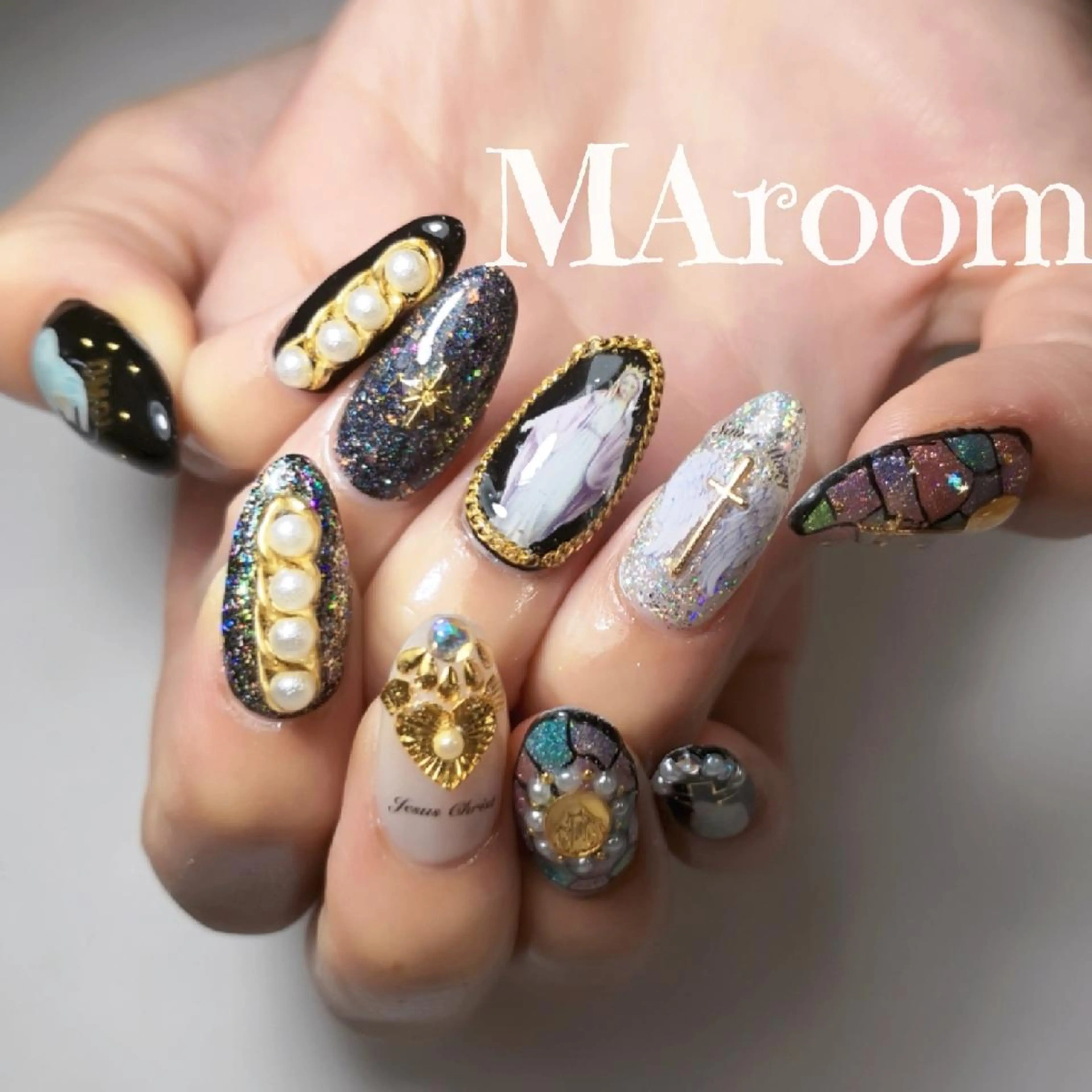 ネイル ロング ＆MERCI所属・&MERCI nail maoのネイルデザイン