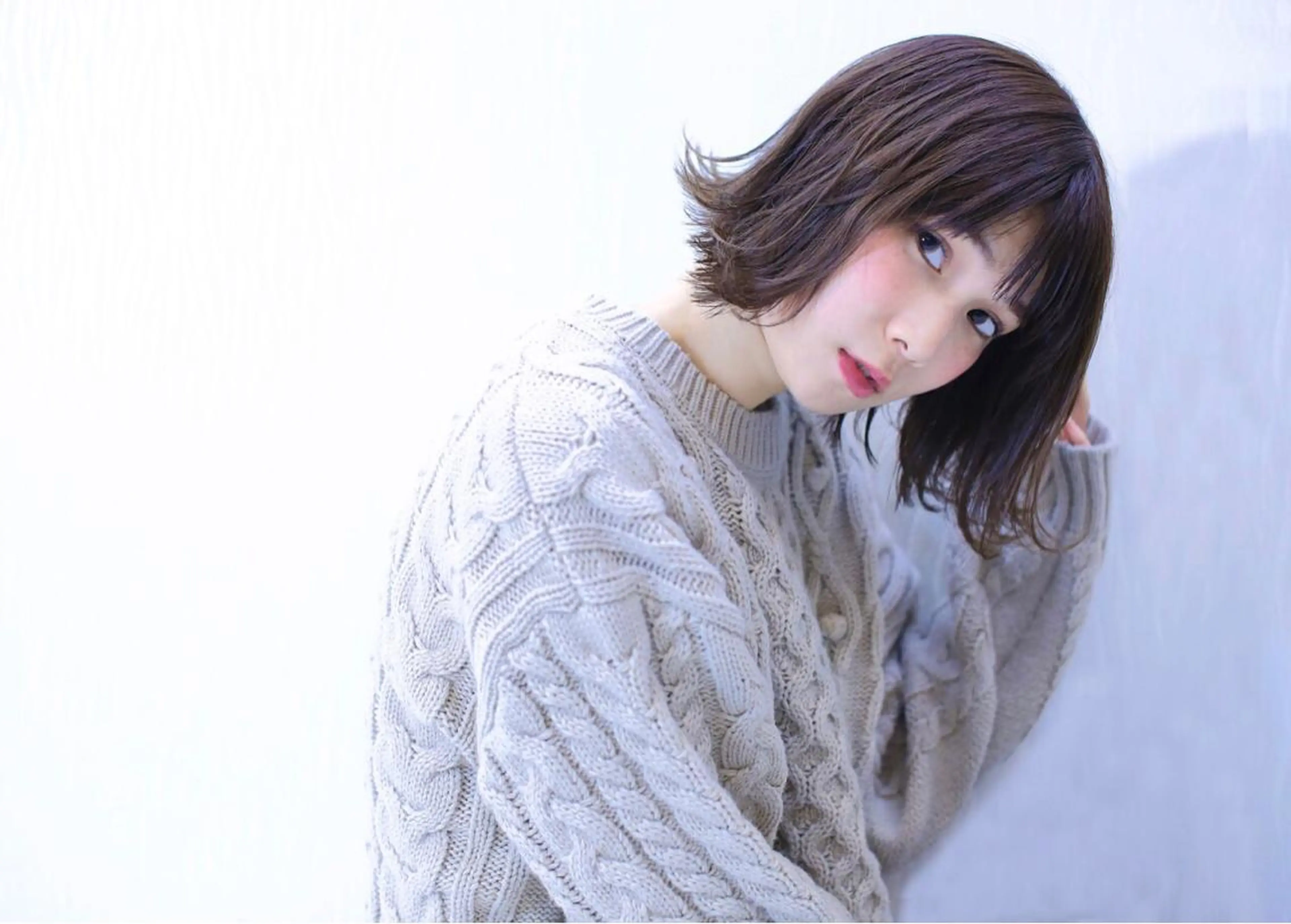 ショート 切りっぱなしボブ ボブ nolla（ノーラ）所属・YOKOI SHINJIのヘアスタイル