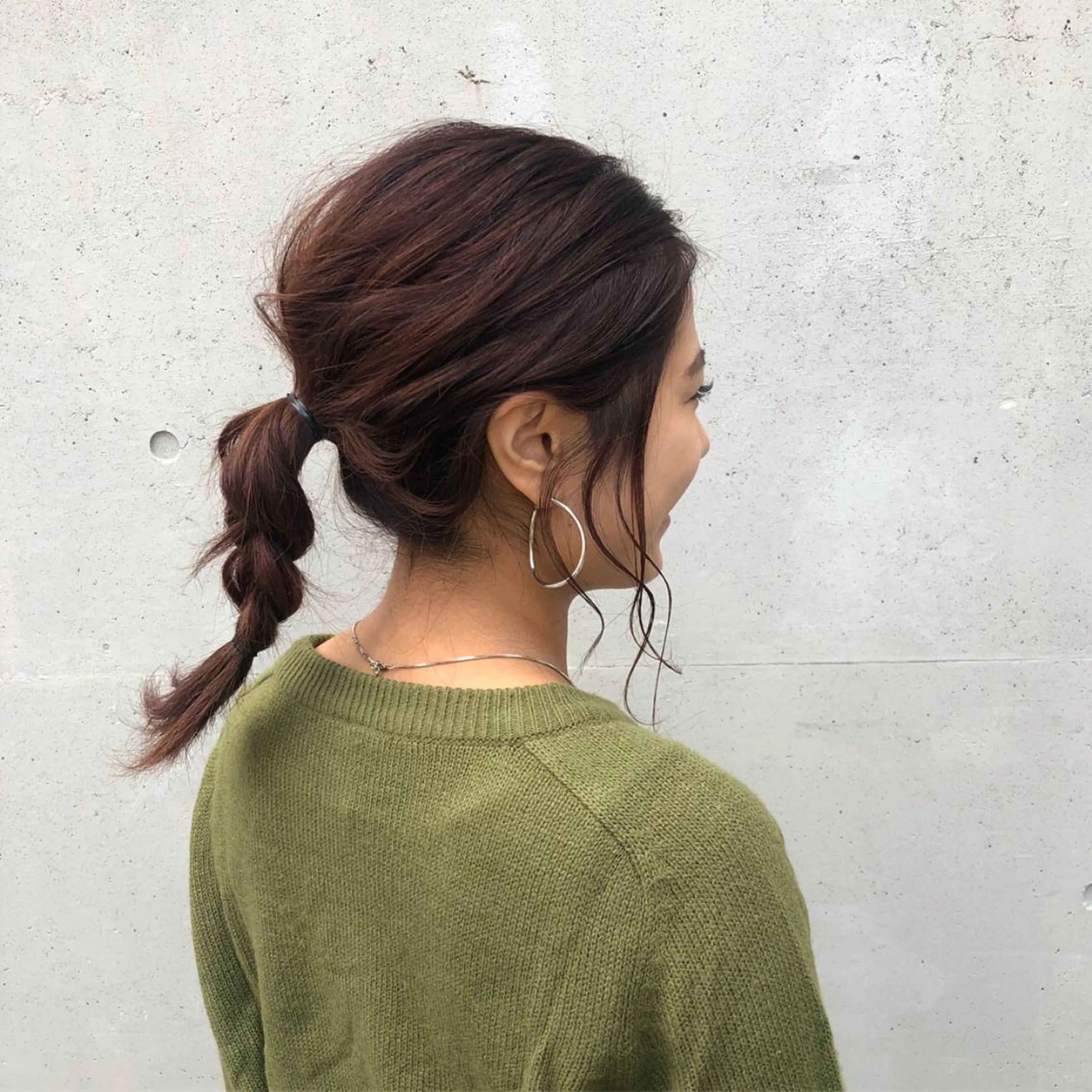 ロング カラー カット ヘアカラー トリートメント 酸性縮毛矯正🧴韓国 レイヤー/髪質改善のヘアスタイル