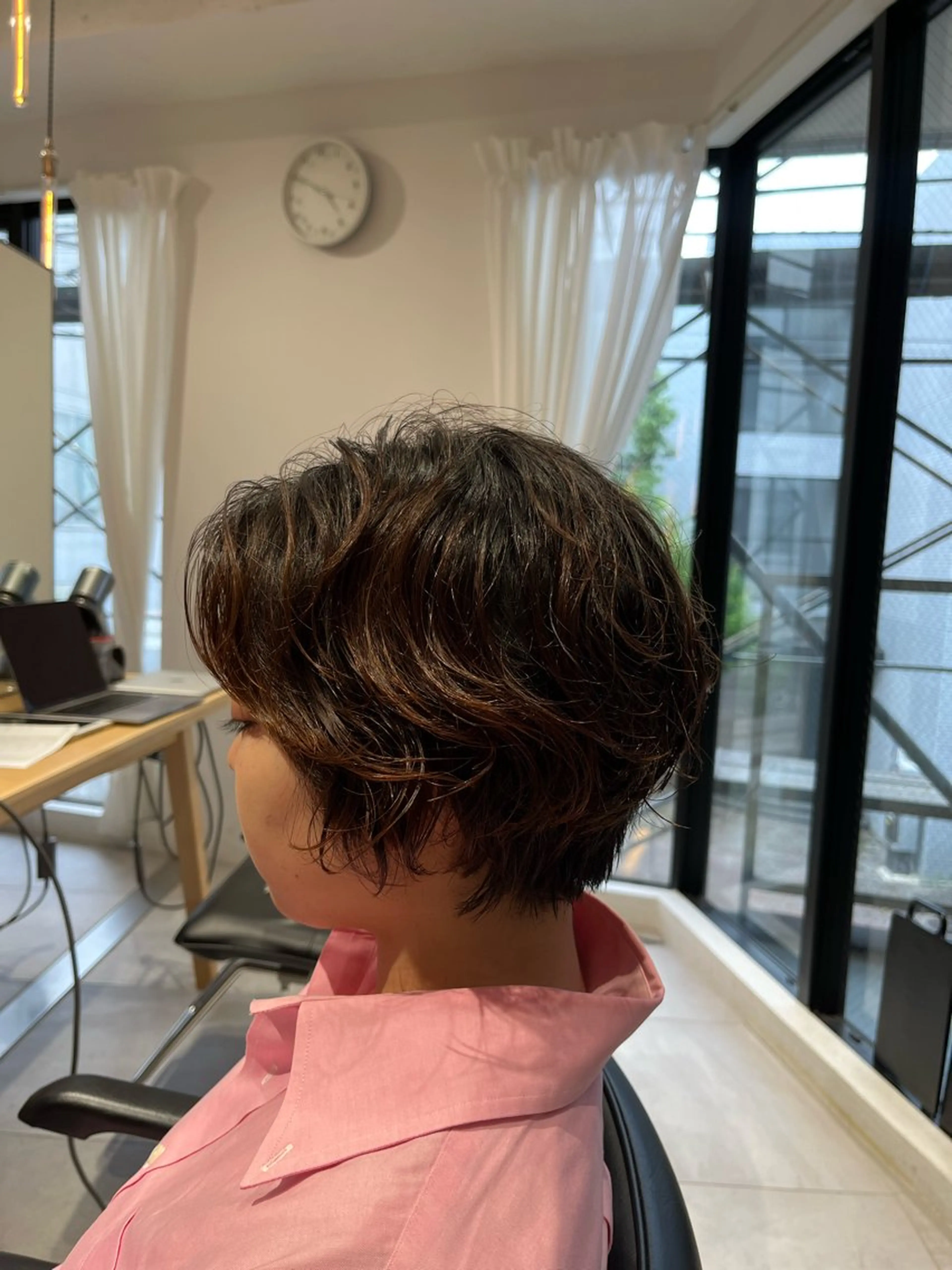 ショート ヘアカラー 🍊暖色カラー🍊 sakuraのヘアスタイル