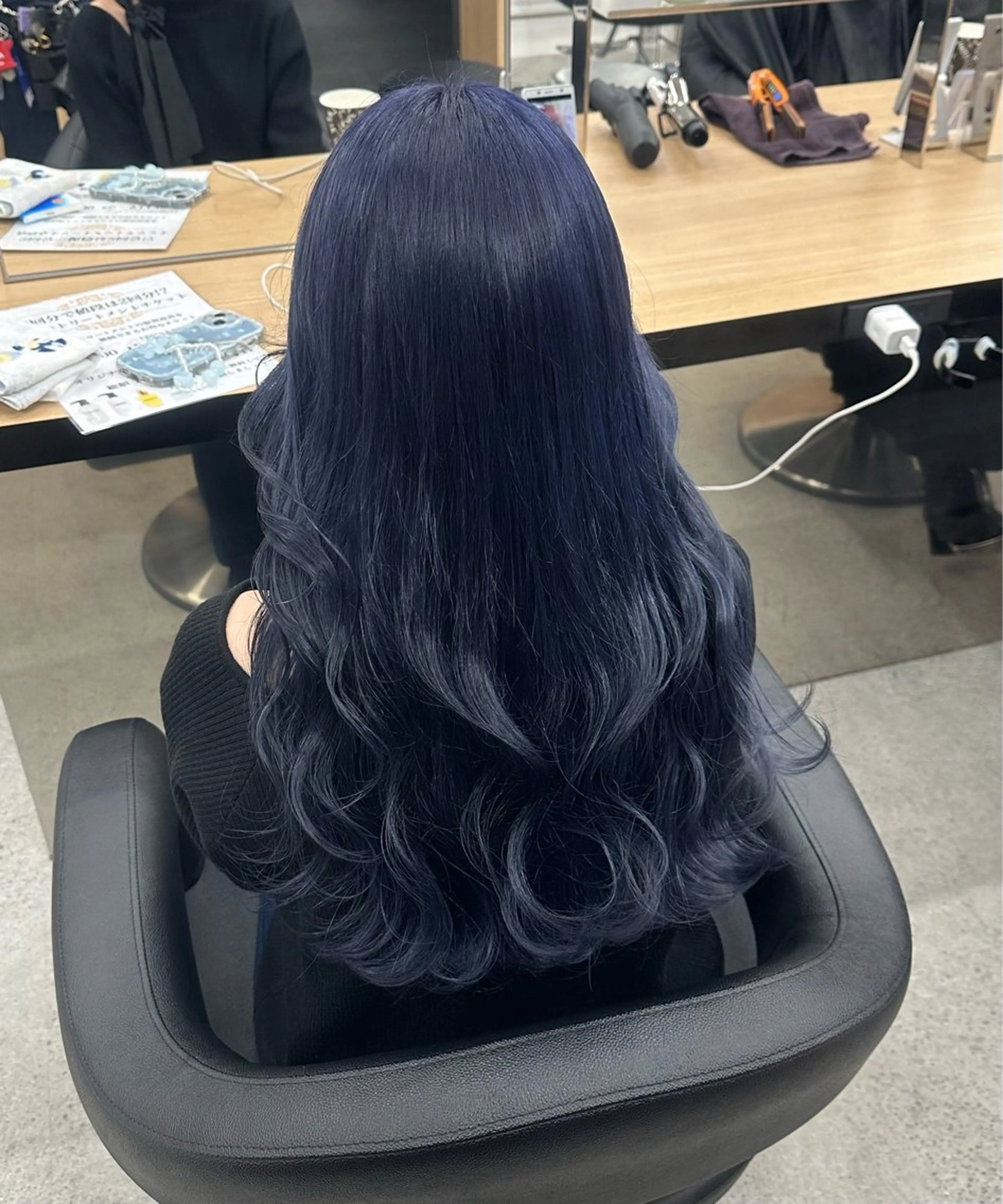 ロング カラー 暗め🩶寒色🩶 お洒落に✨/円香のヘアスタイル