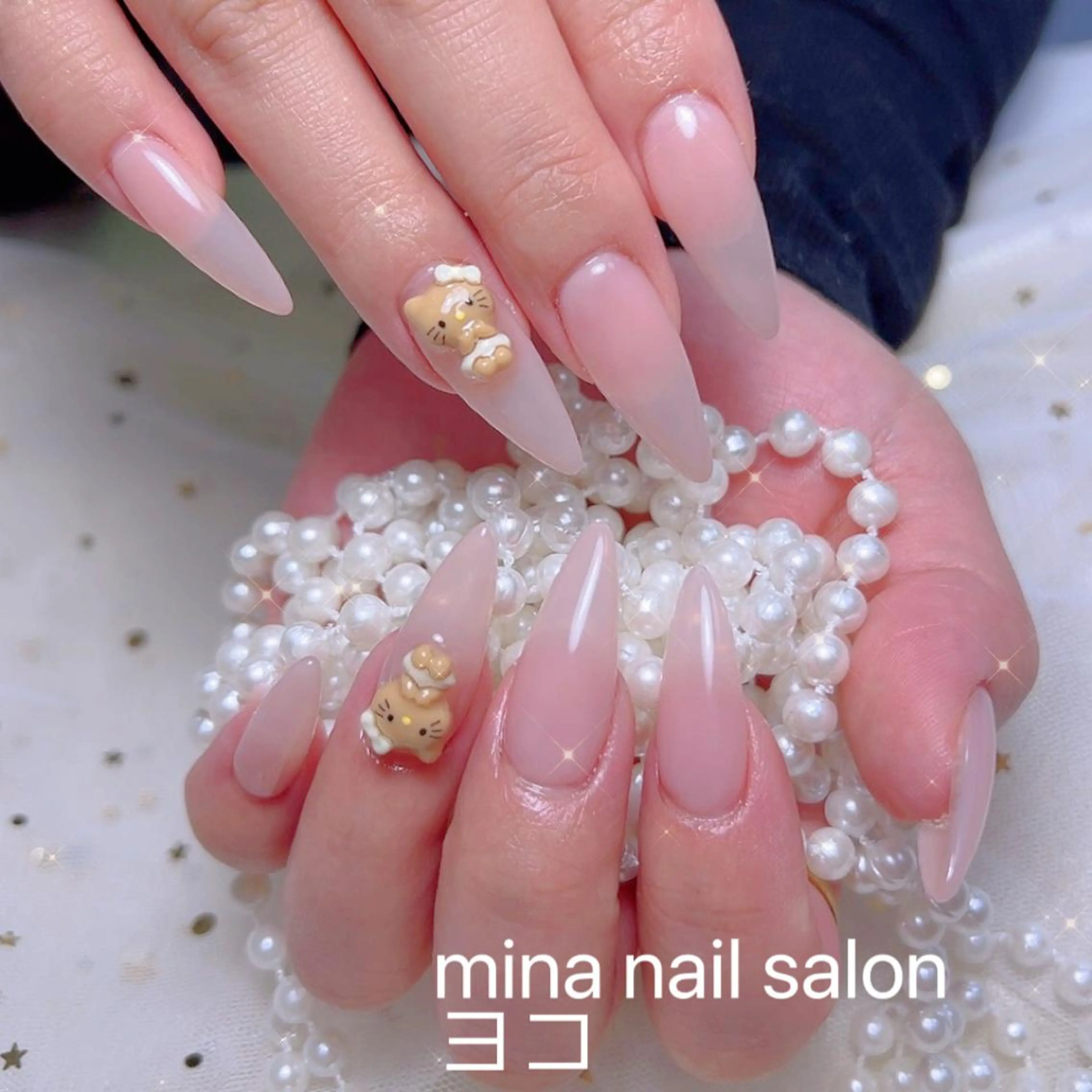 ネイル Mina🧸 韓国風ネイル🎀のネイルデザイン