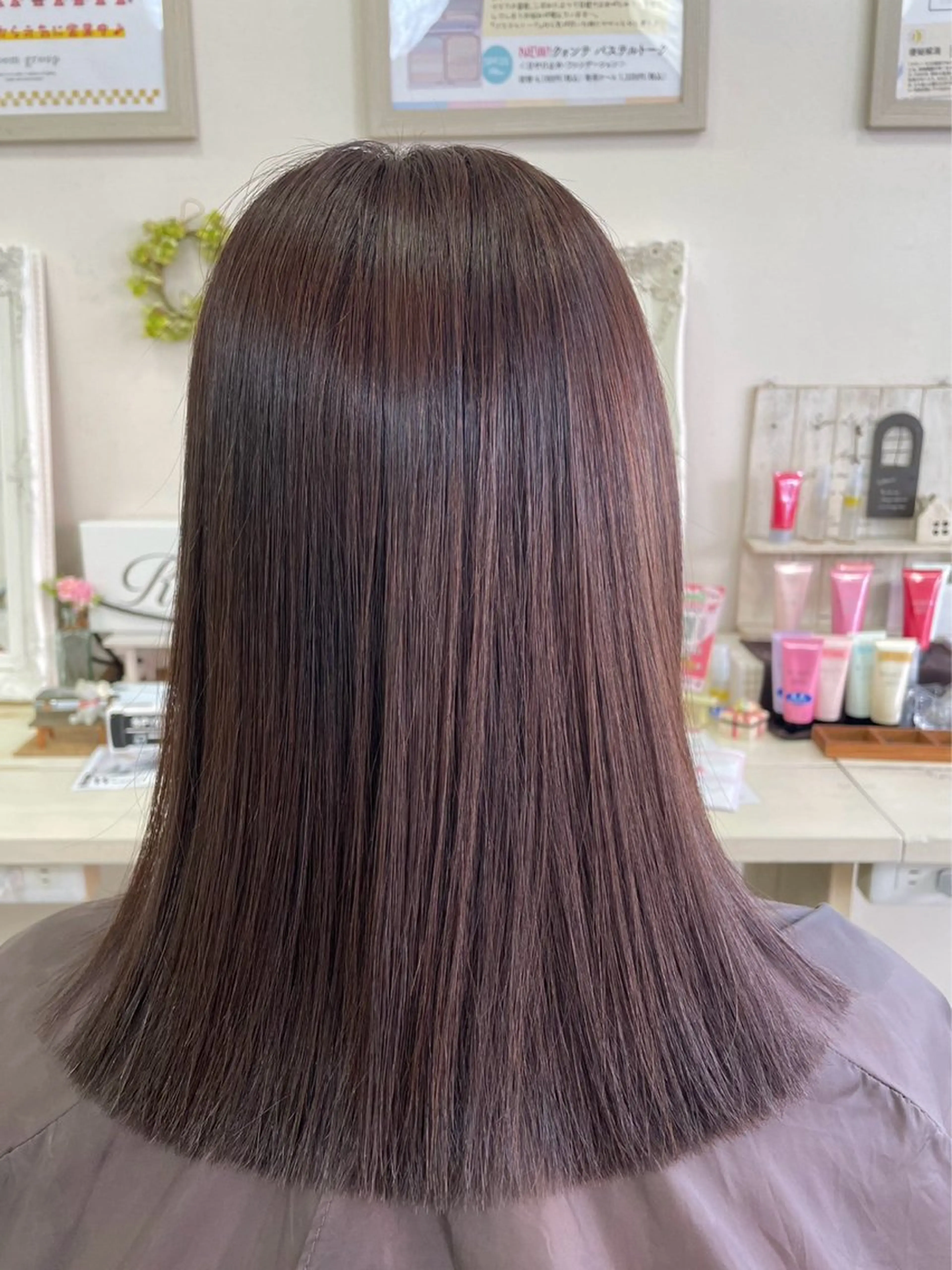セミロング bloomPremium所属・岡山美容院bloom HONOKAのヘアスタイル