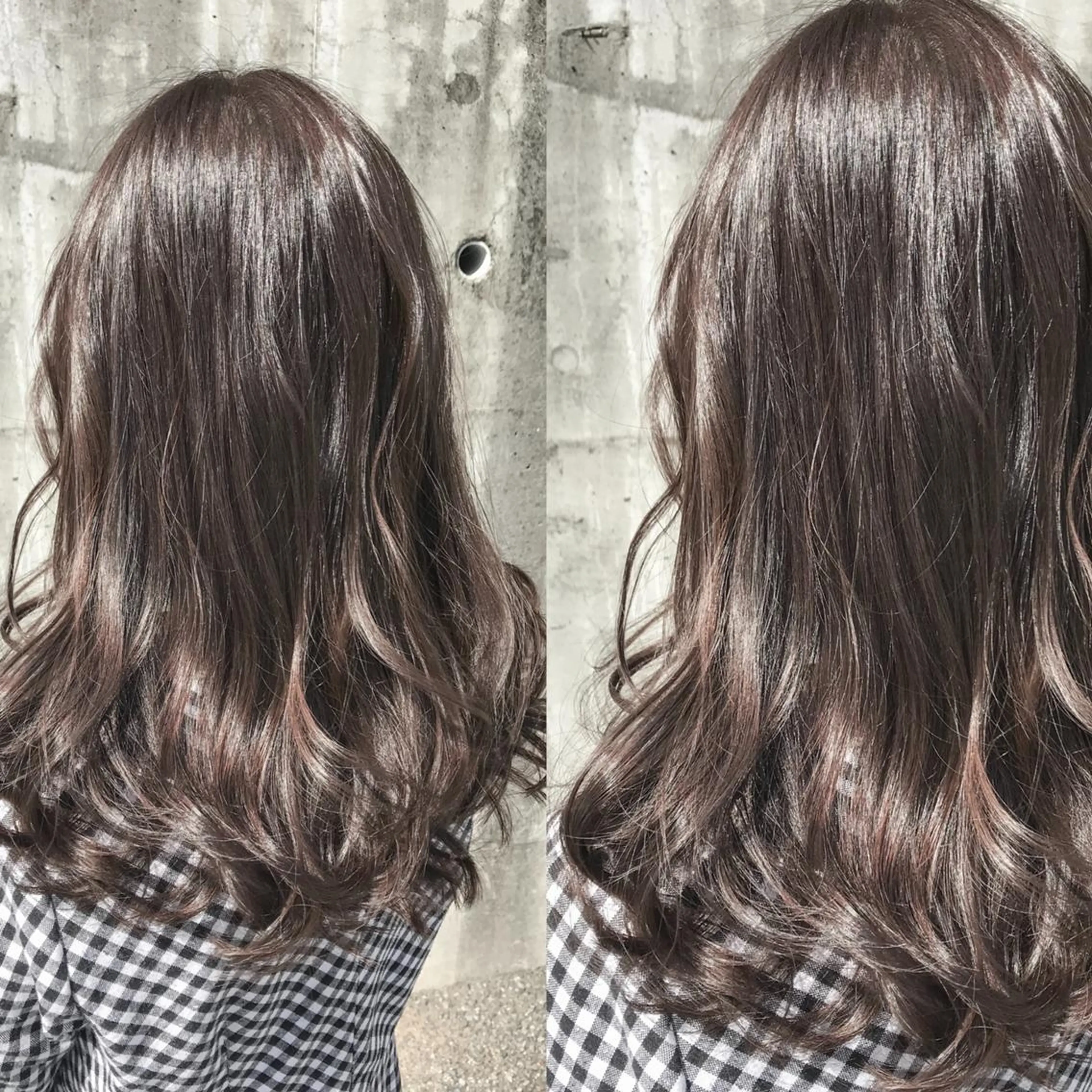 カラー グレージュ インナーカラー/ いがらし　そうのヘアスタイル