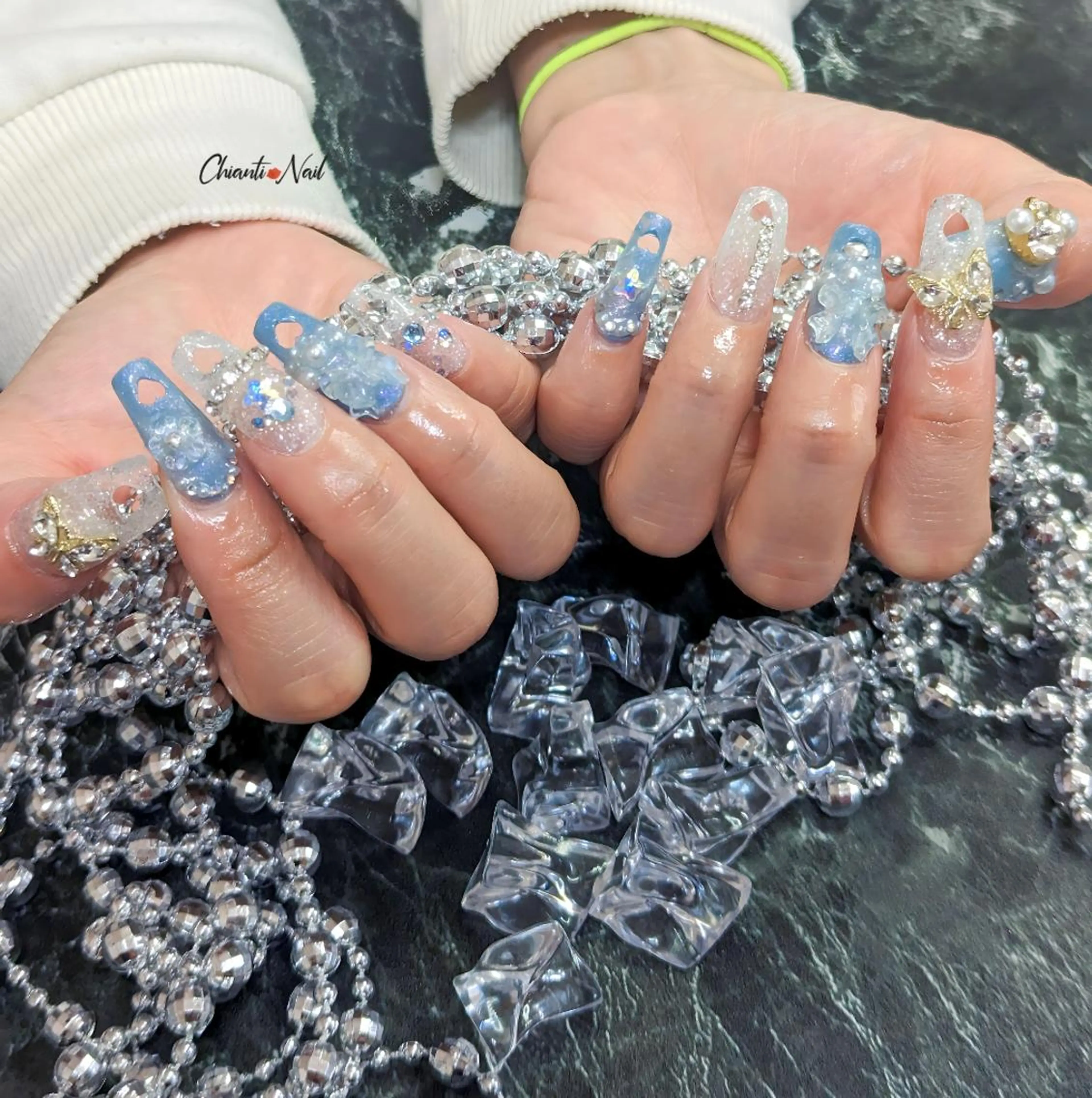 ネイル ハート ネイルチップ Chianti Nailのネイルデザイン