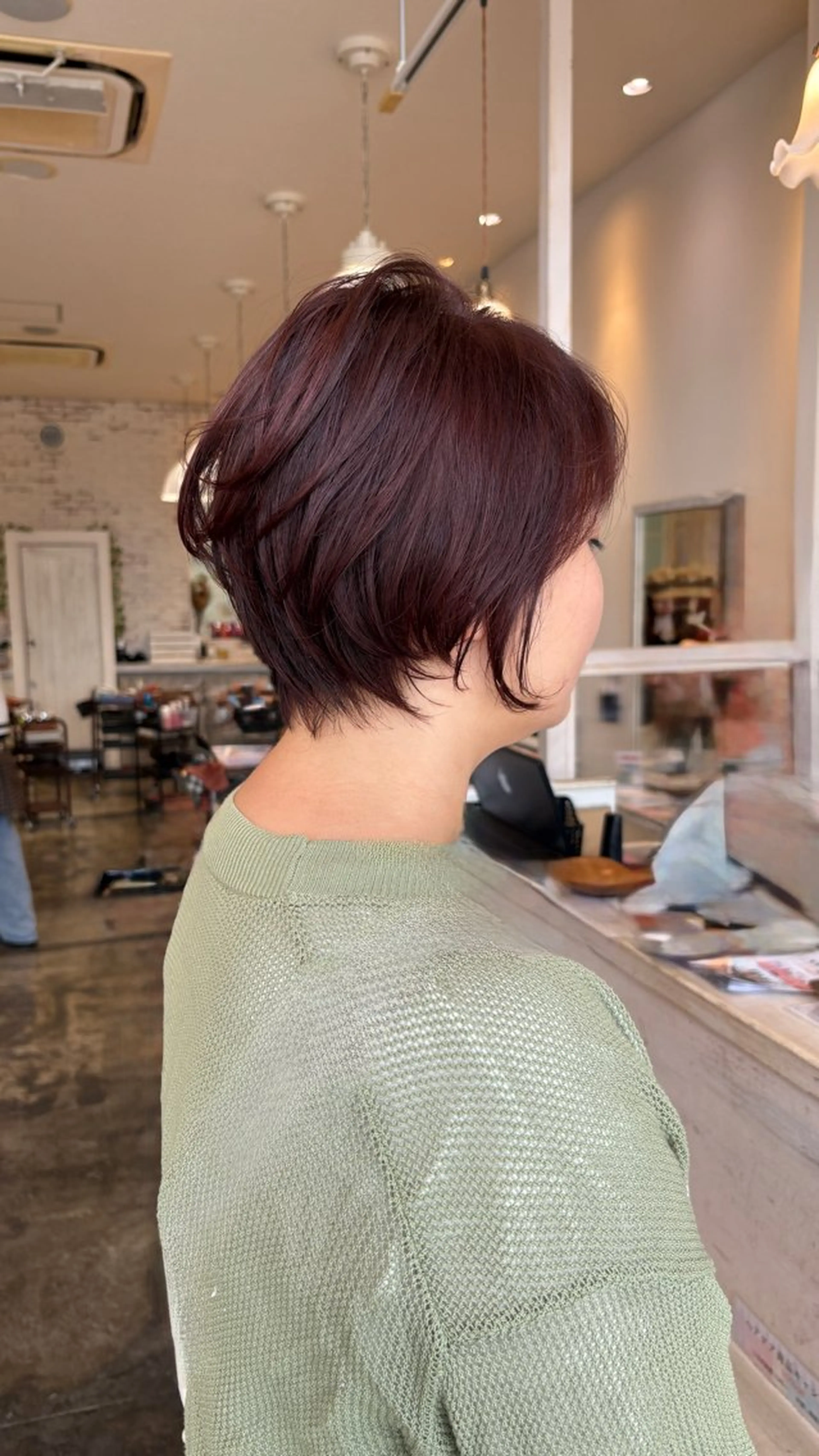 ショート カット ヘアカラー [髪質改善] 北生駒 店長/古居聖理のヘアスタイル