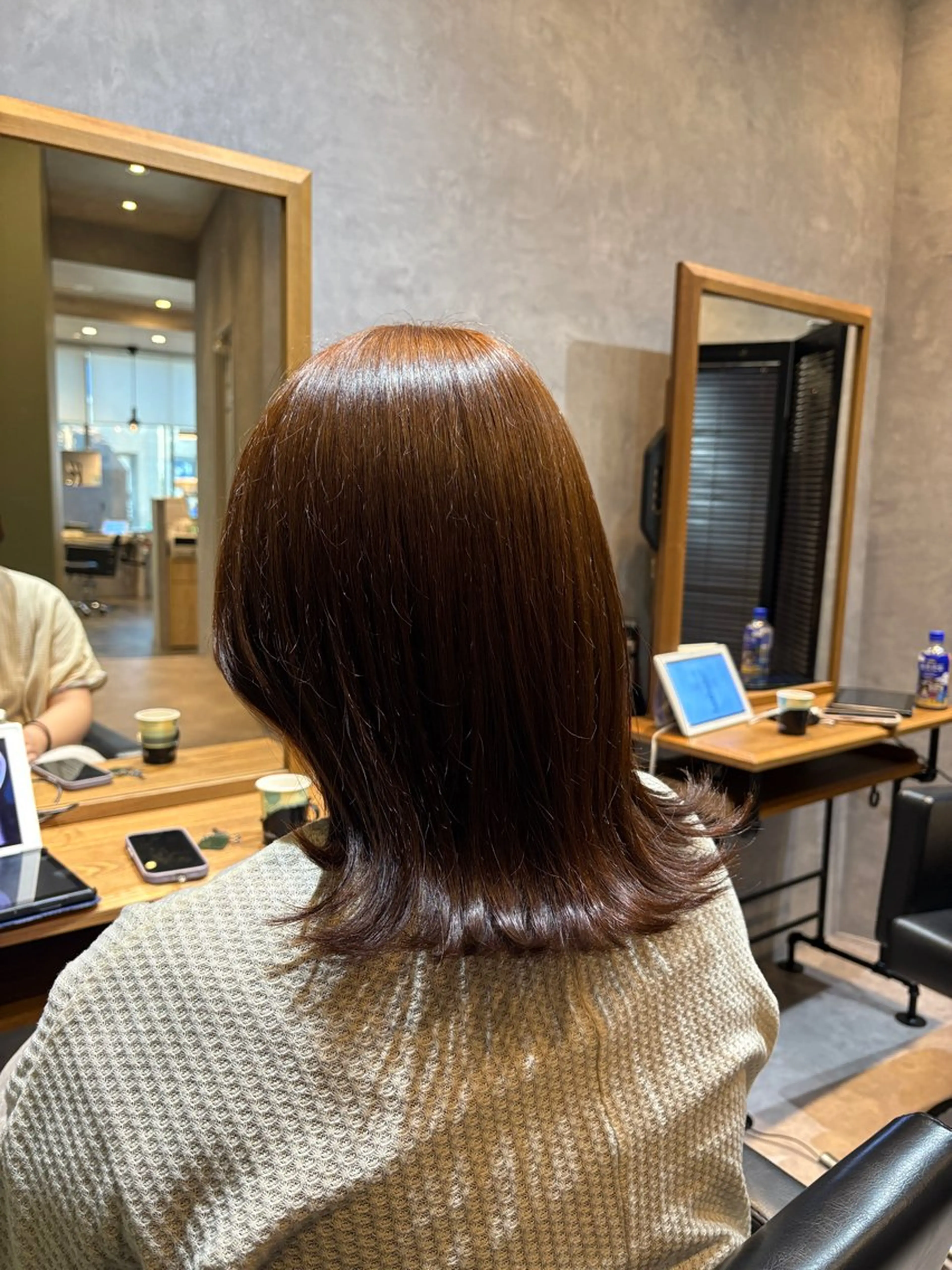 セミロング カラー ヘアカラー トリートメント Akko💋 モデル大募集です！のヘアスタイル
