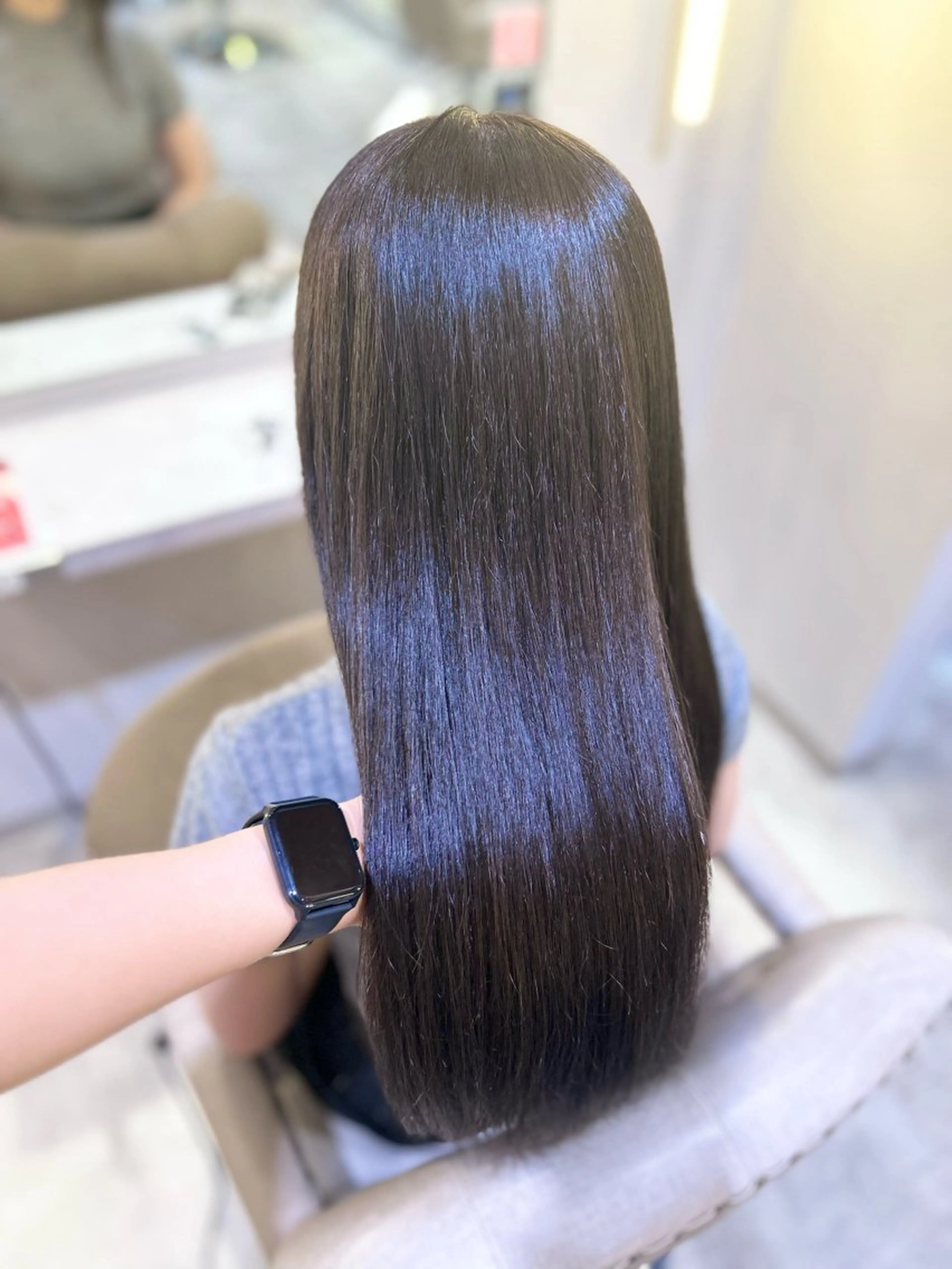 ロング カラー 透明感カラー グレージュ トリートメント 🐰🎀ボブ専門 yuzuka🎀🐰のヘアスタイル