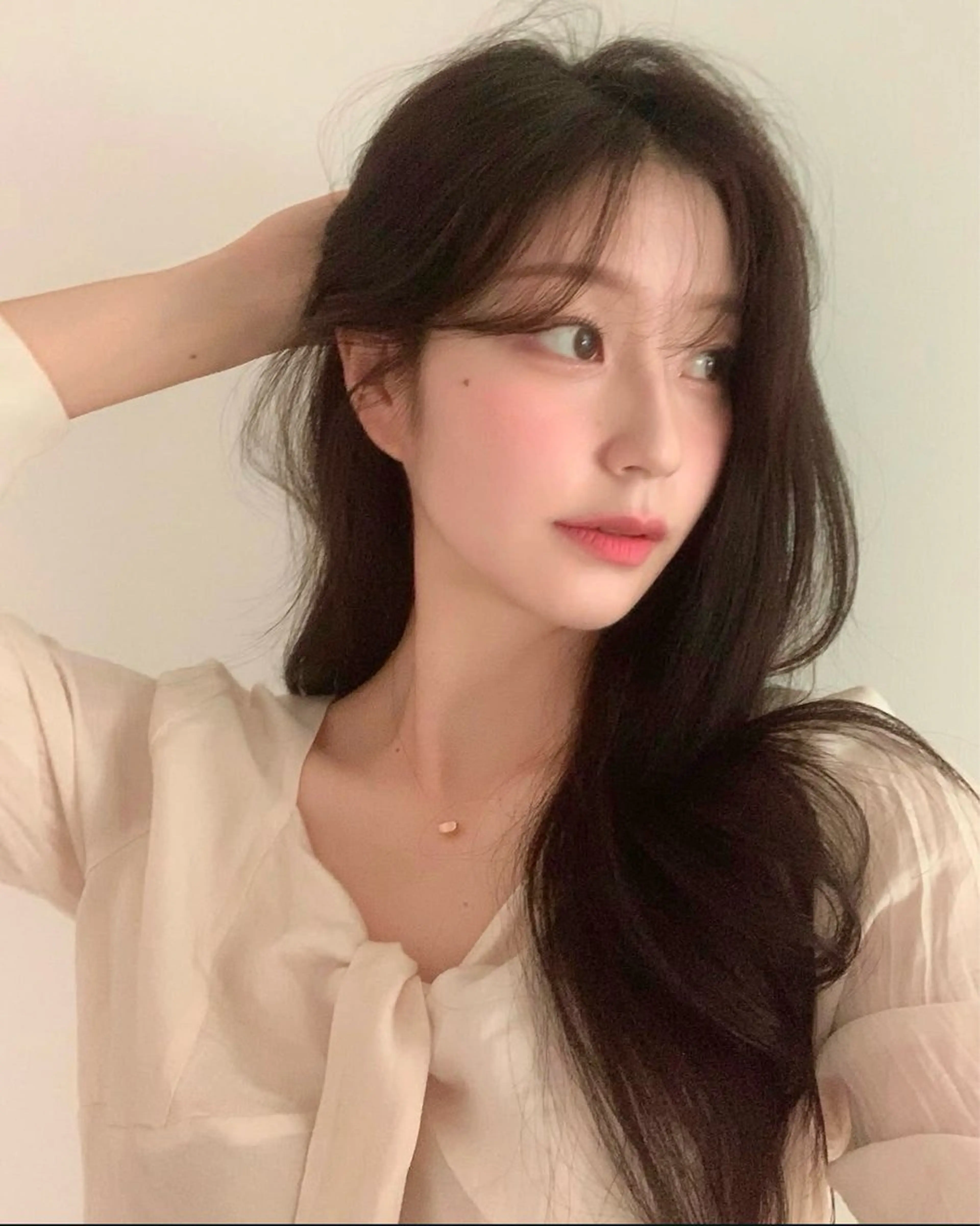 ロング カラー パーマ ヘアアレンジ メンズ キッズ カット ヘアカラー トリートメント ヘッドスパ ヘアセット 上品＆韓国風 🥀海心🥀のヘアスタイル