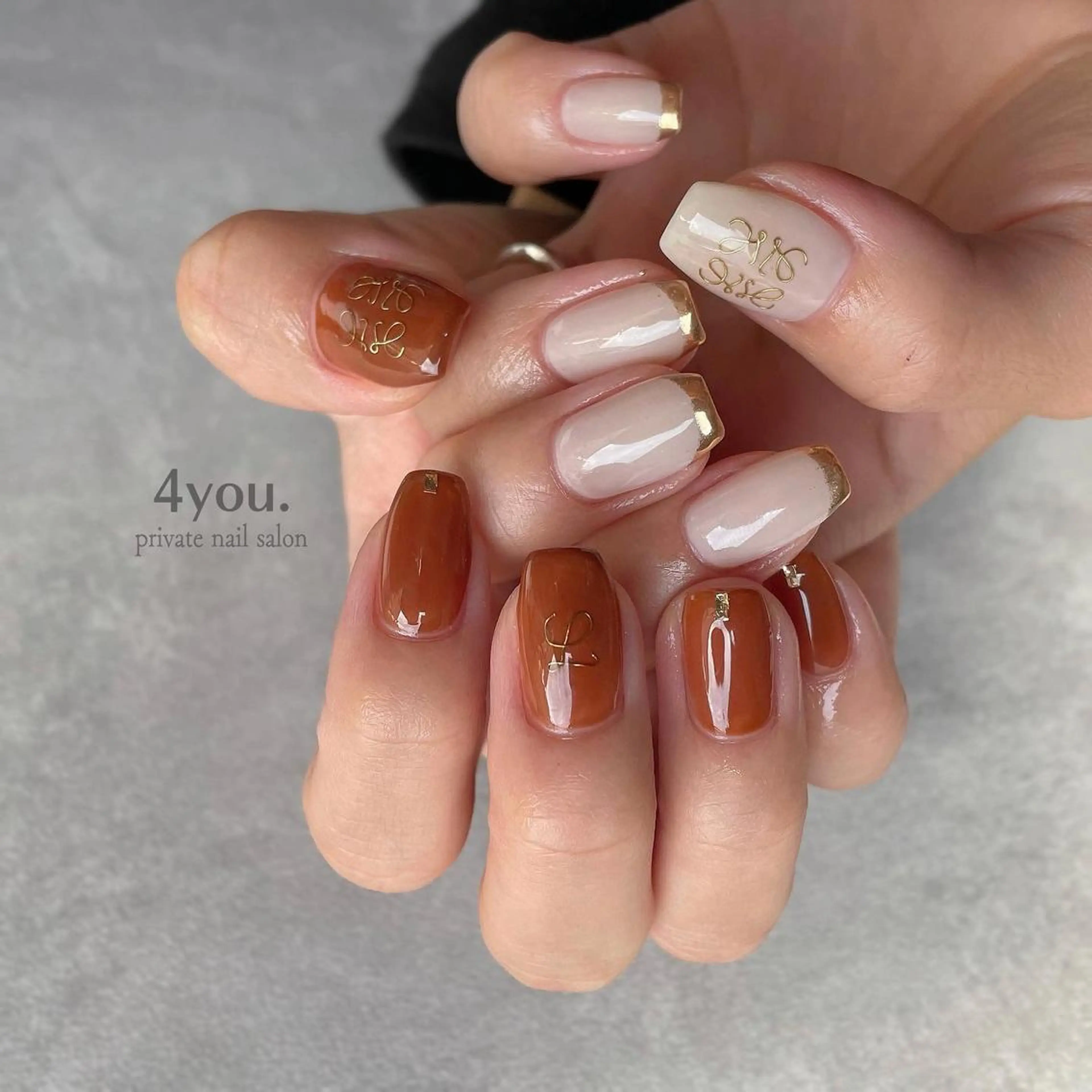 ネイル ハンドネイル nail salon ４ｙｏｕ．のネイルデザイン