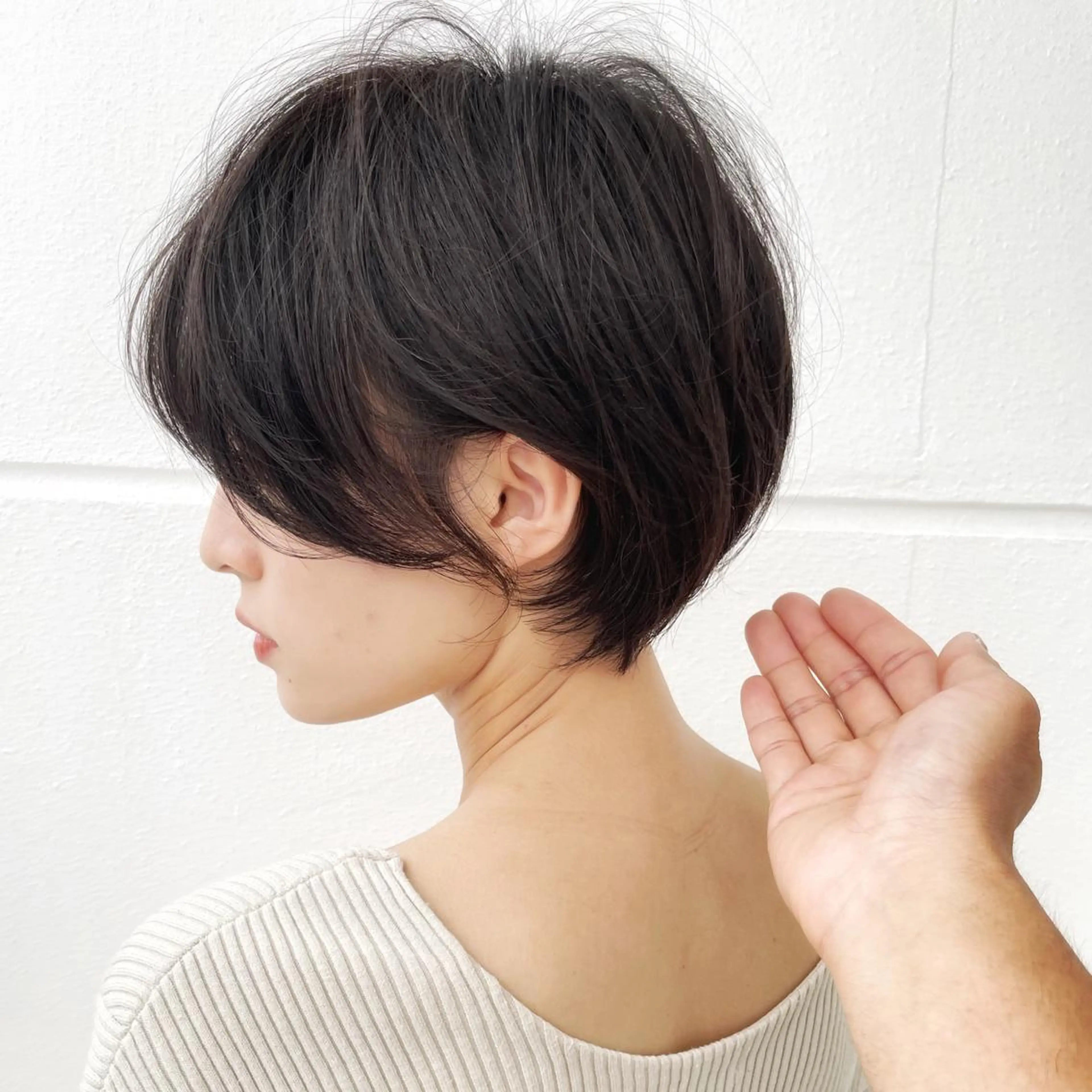 ショート カラー カット ヘアカラー トリートメント LucksiMie 銀座店所属・【韓国　レイヤー 髪質改善✨】かずのヘアスタイル