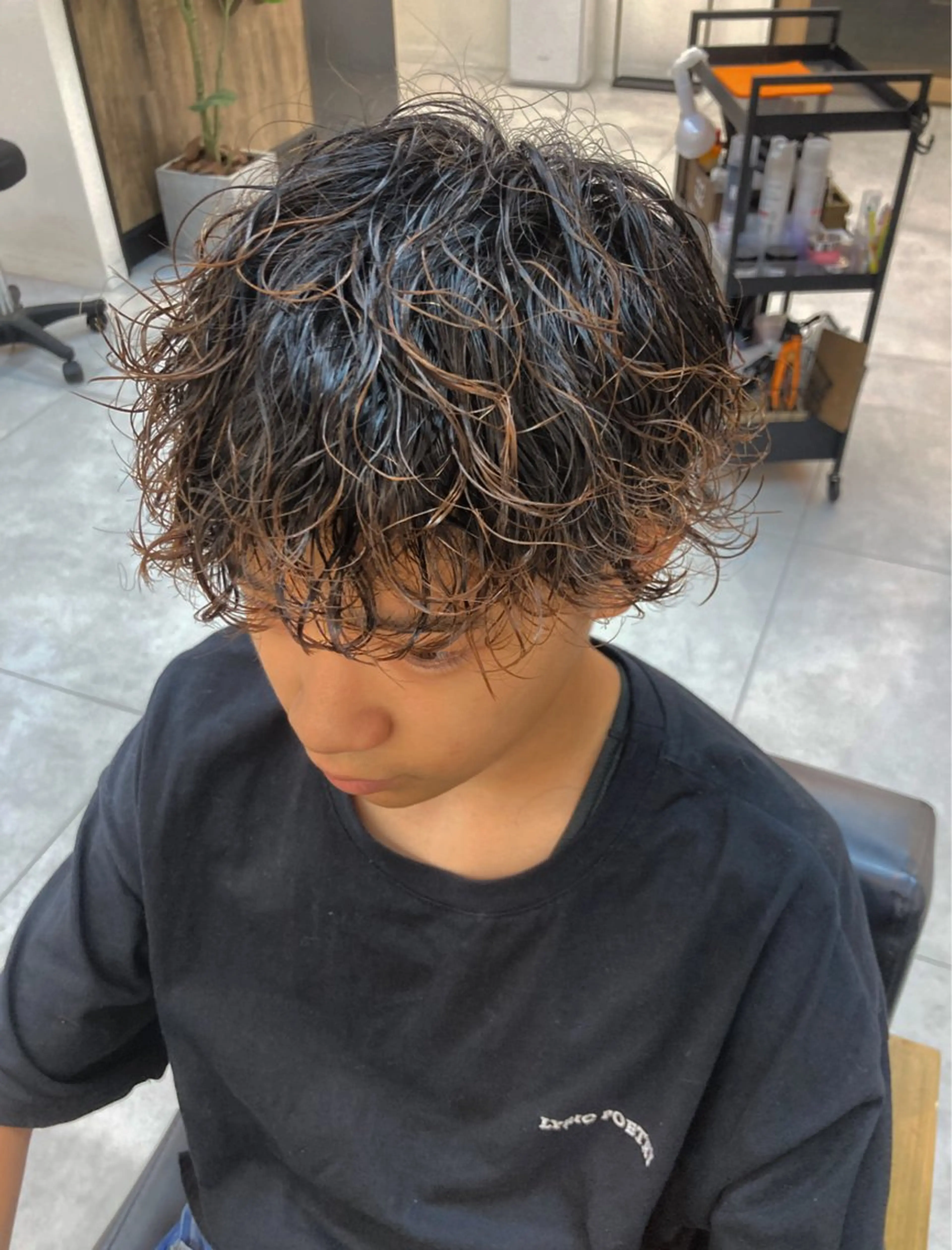 パーマ 三浦 寛都のヘアスタイル