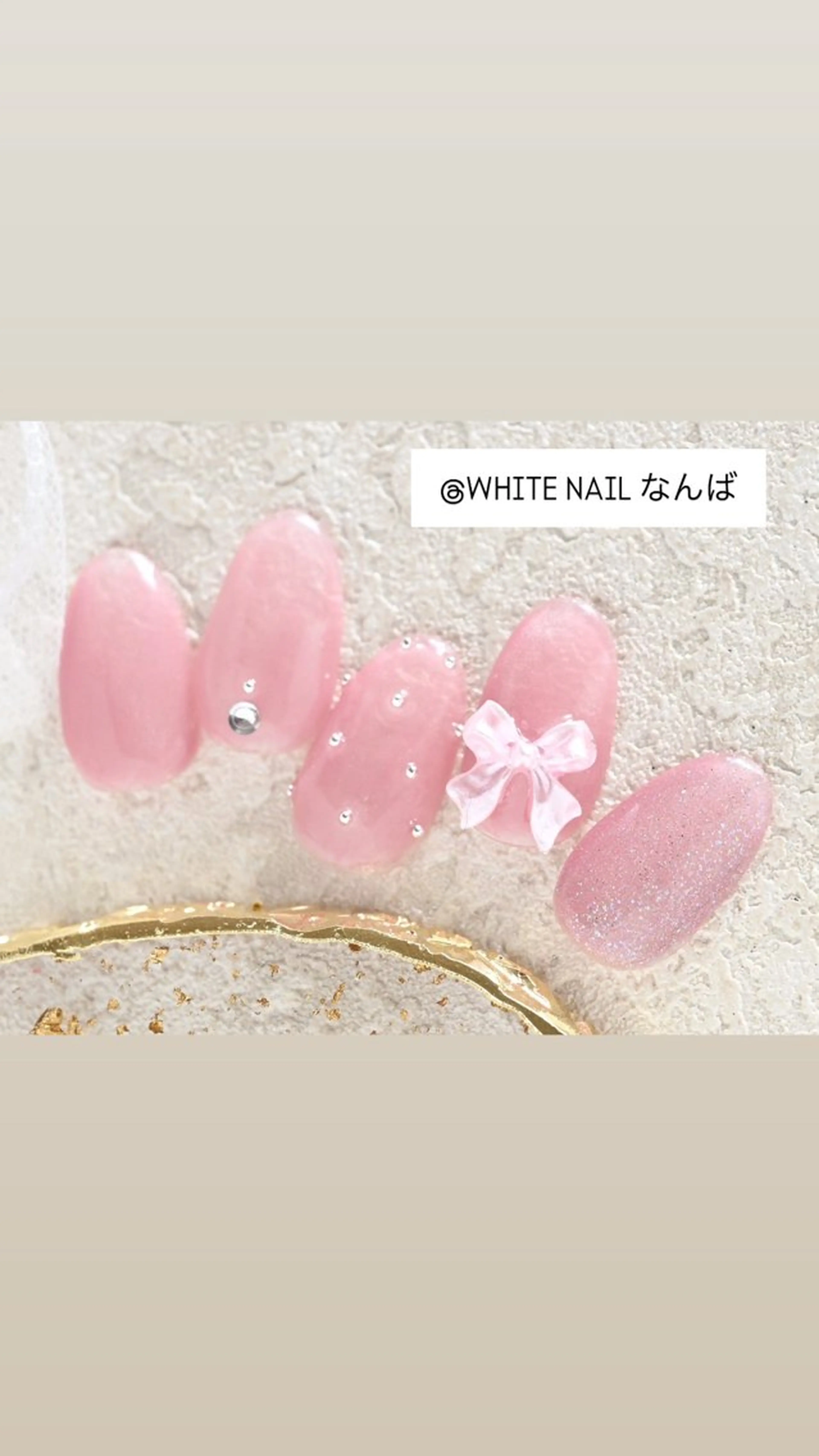 ネイル WHITE NAIL 難波店所属・福井 志穂のネイルデザイン