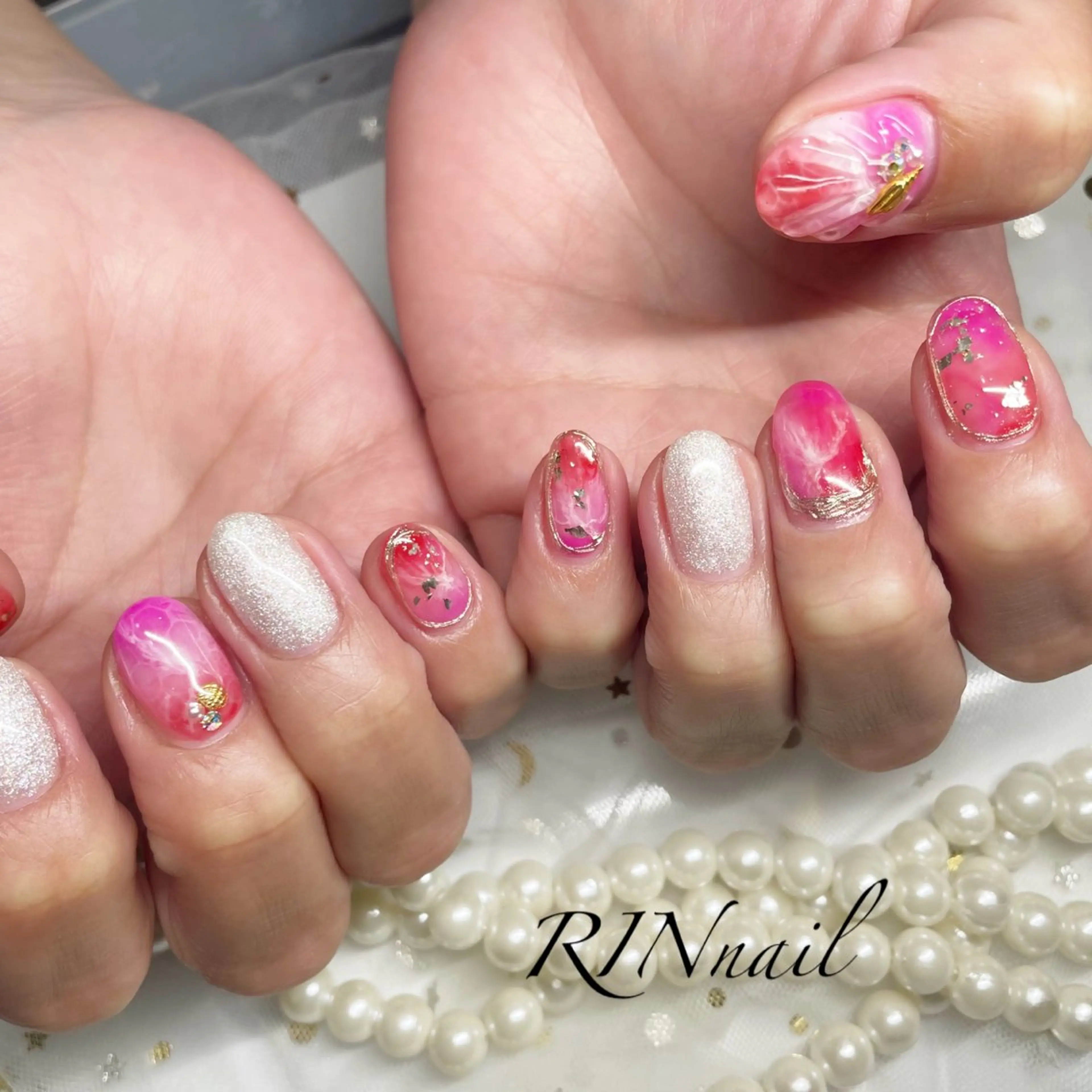 ネイル ハンドネイル ハンドケア RIN HOMEnailのネイルデザイン