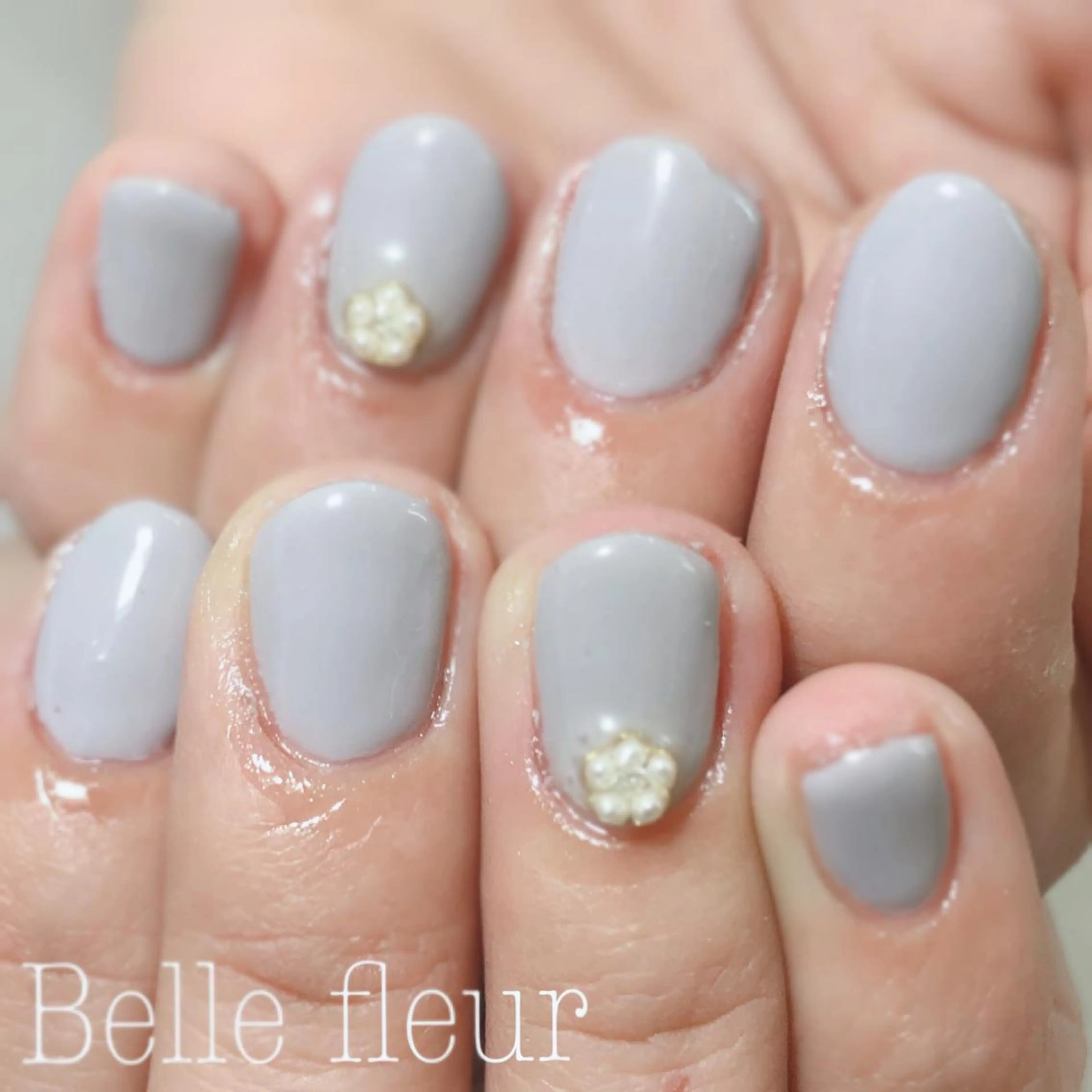 ショート ネイル Belle fleurのネイルデザイン
